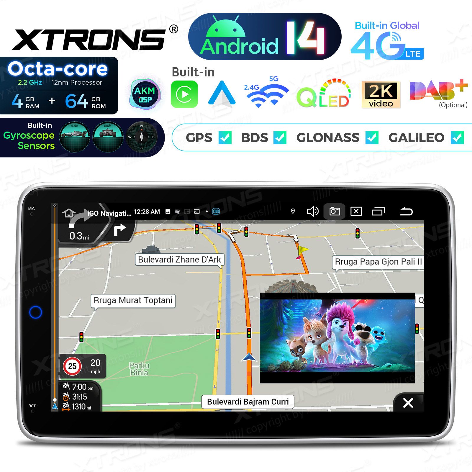 1 DIN Android 14  | CarPlay Android multimeedia keskus 1 DIN Android 14  | CarPlay Android multimeedia keskus