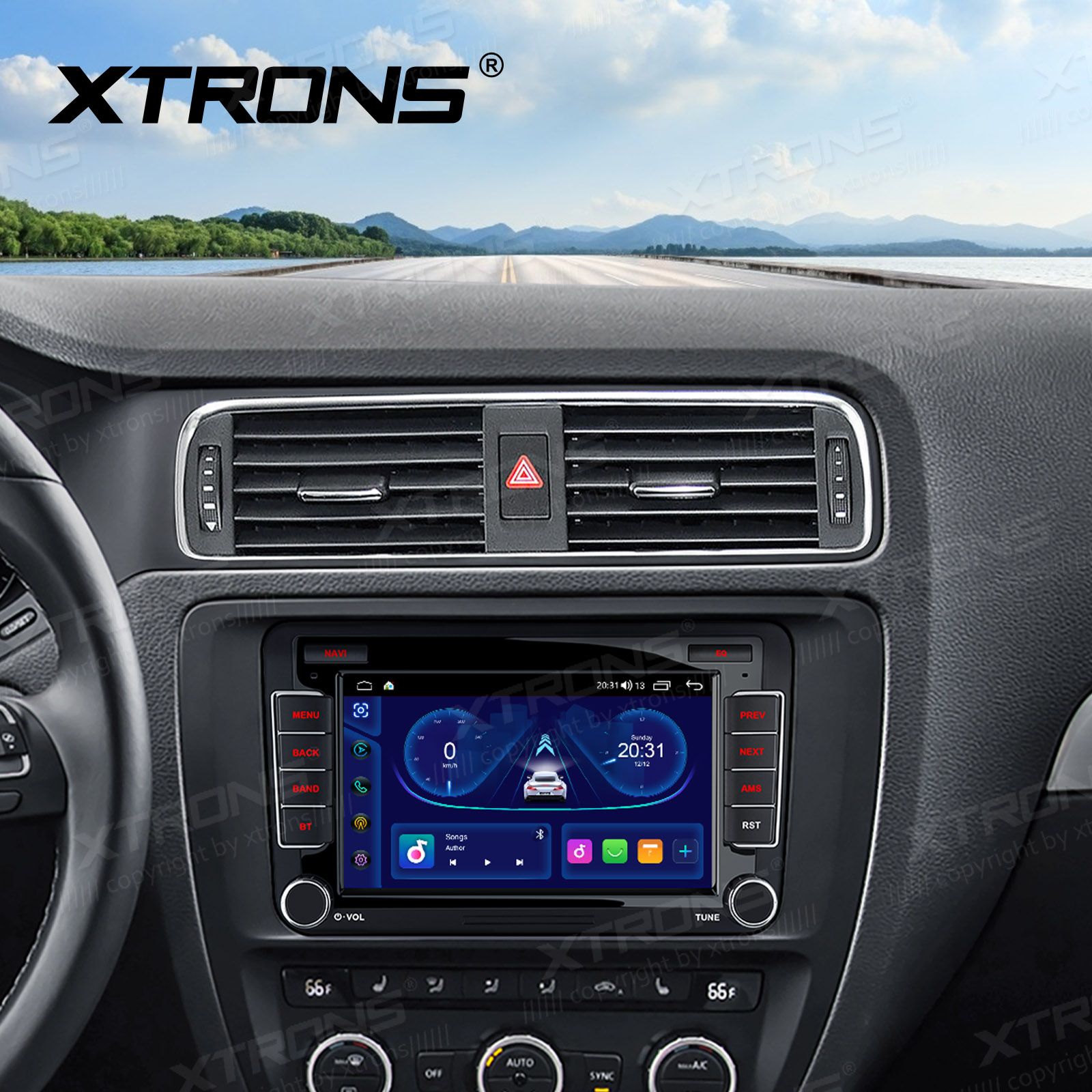 VW Passat B6 | B7 | Multivan | Transporter T5 | T6 | Amarok | Tiguan | Touran | Sharan Android 14  | GPS autoraadio ja multimeedia keskus