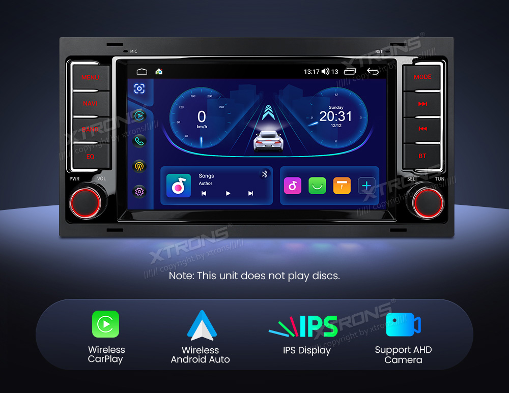 XTRONS ID70TRVL Штатная магнитола Android