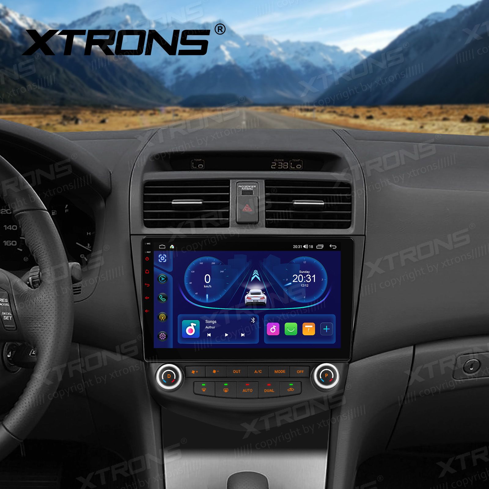 Honda Accord (2002-2008) Android 14  | GPS autoraadio ja multimeedia keskus