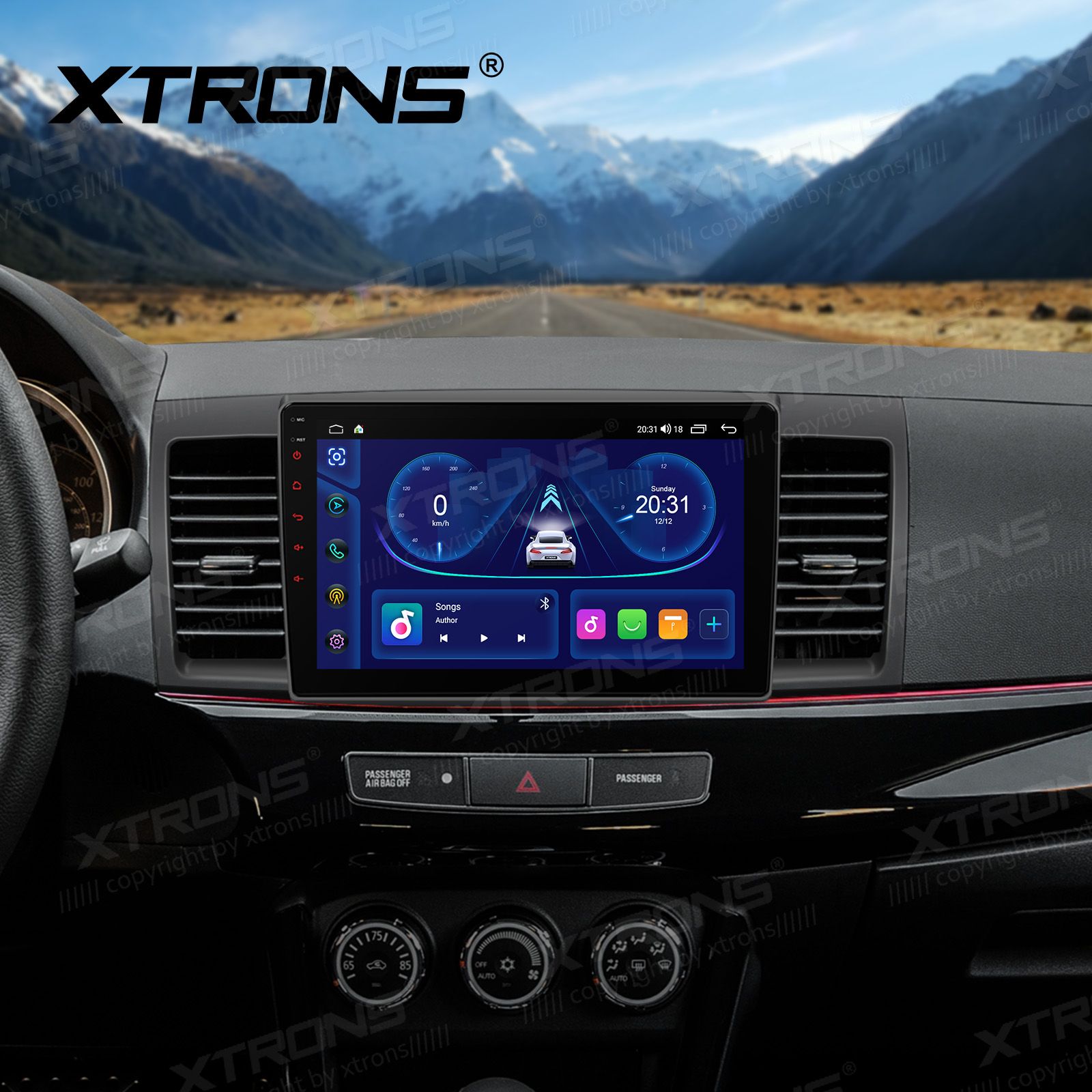 Mitsubishi Lancer (2007-2017) Android 14  | GPS autoraadio ja multimeedia keskus