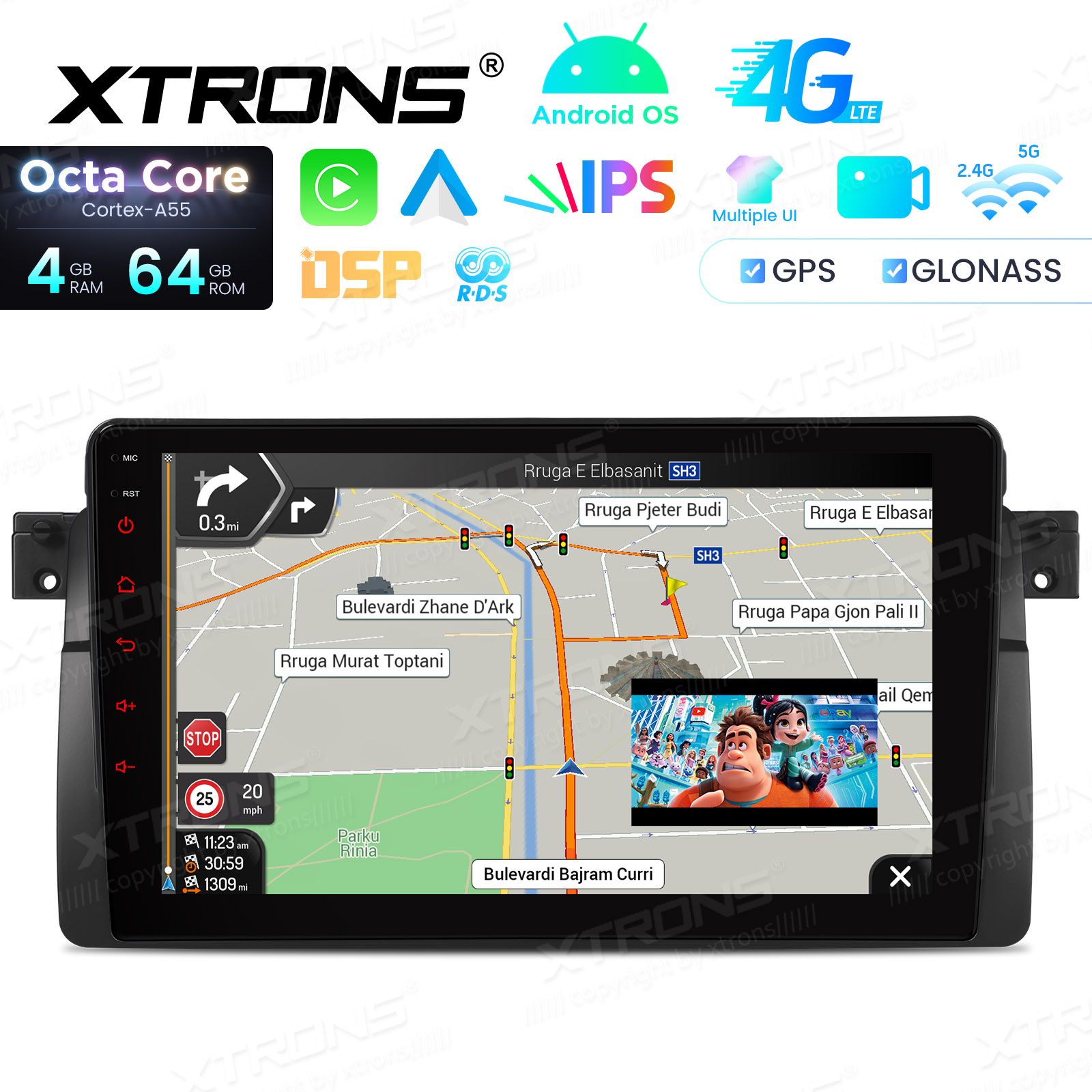 BMW 3. seeria E46 (1998-2006) Android 14  | GPS autoraadio ja multimeedia keskus