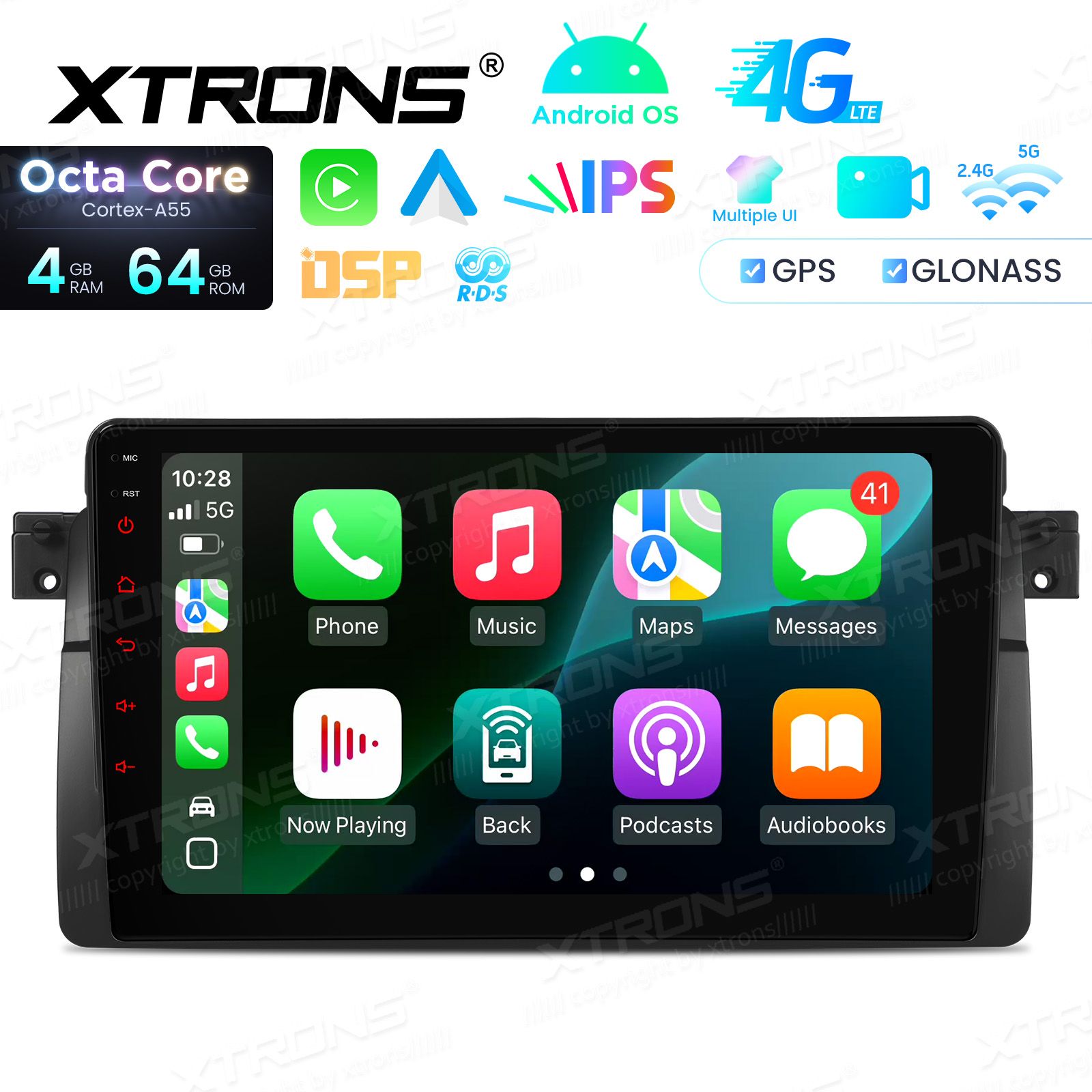 BMW 3. seeria E46 (1998-2006) Android 14  | GPS autoraadio ja multimeedia keskus