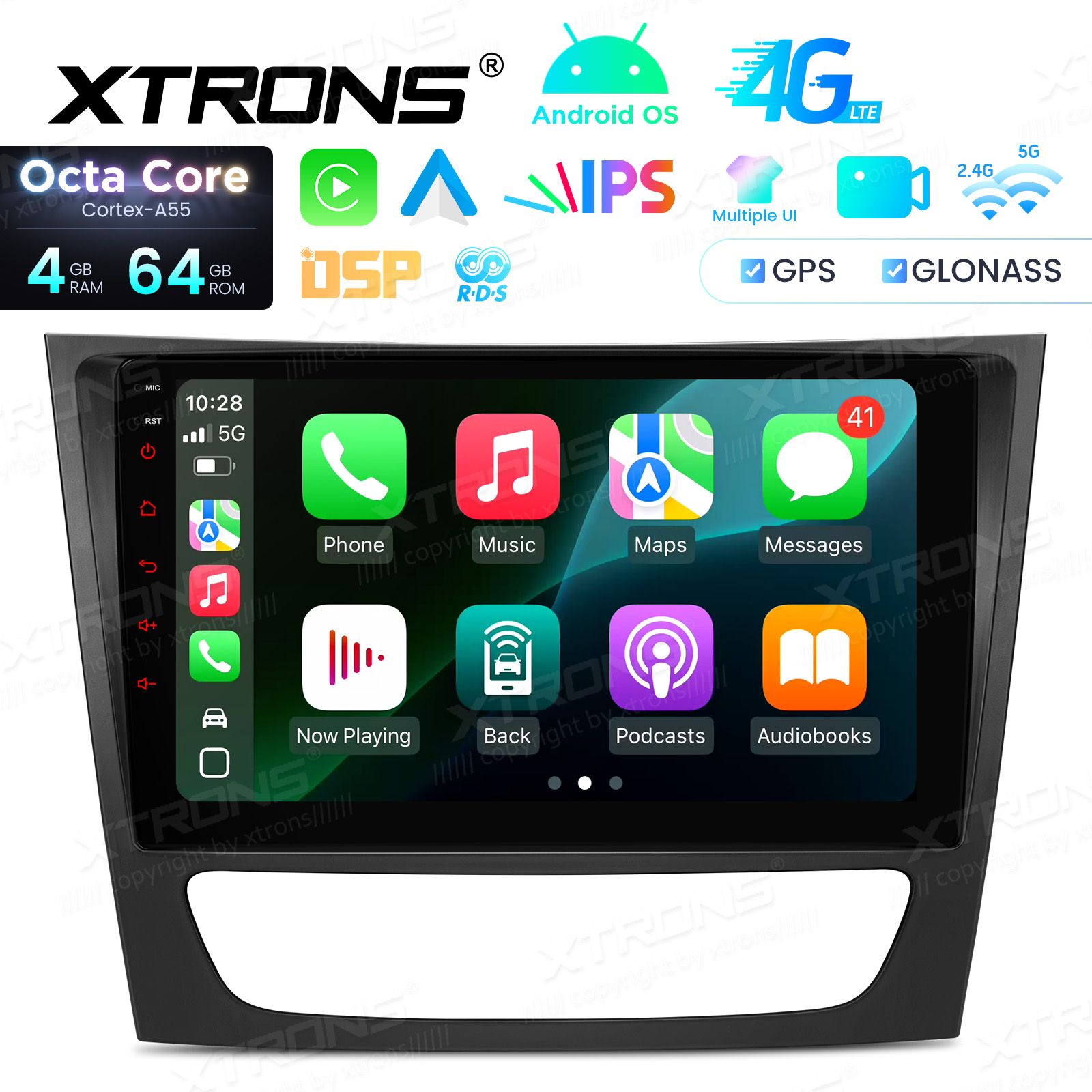 Mercedes-Benz E-Class W211 (2002-2008) | CLS W219 (2005-2006) Android 14  | GPS autoraadio ja multimeedia keskus