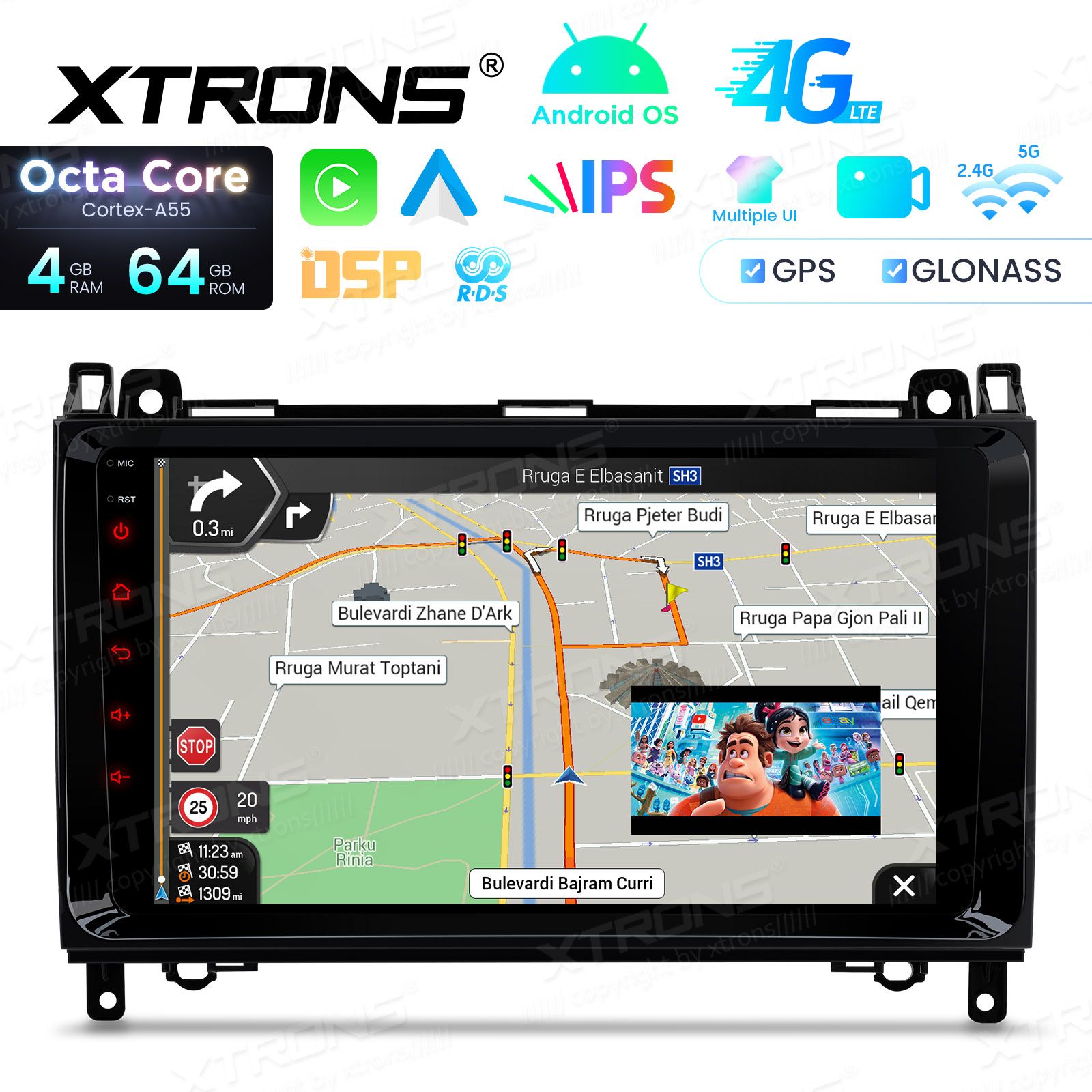 Mercedes-Benz Sprinter | Vito & Viano (2006-2020) | A-Class | B-Class (2004-2012) Android 14  | GPS car radio and multimedia system