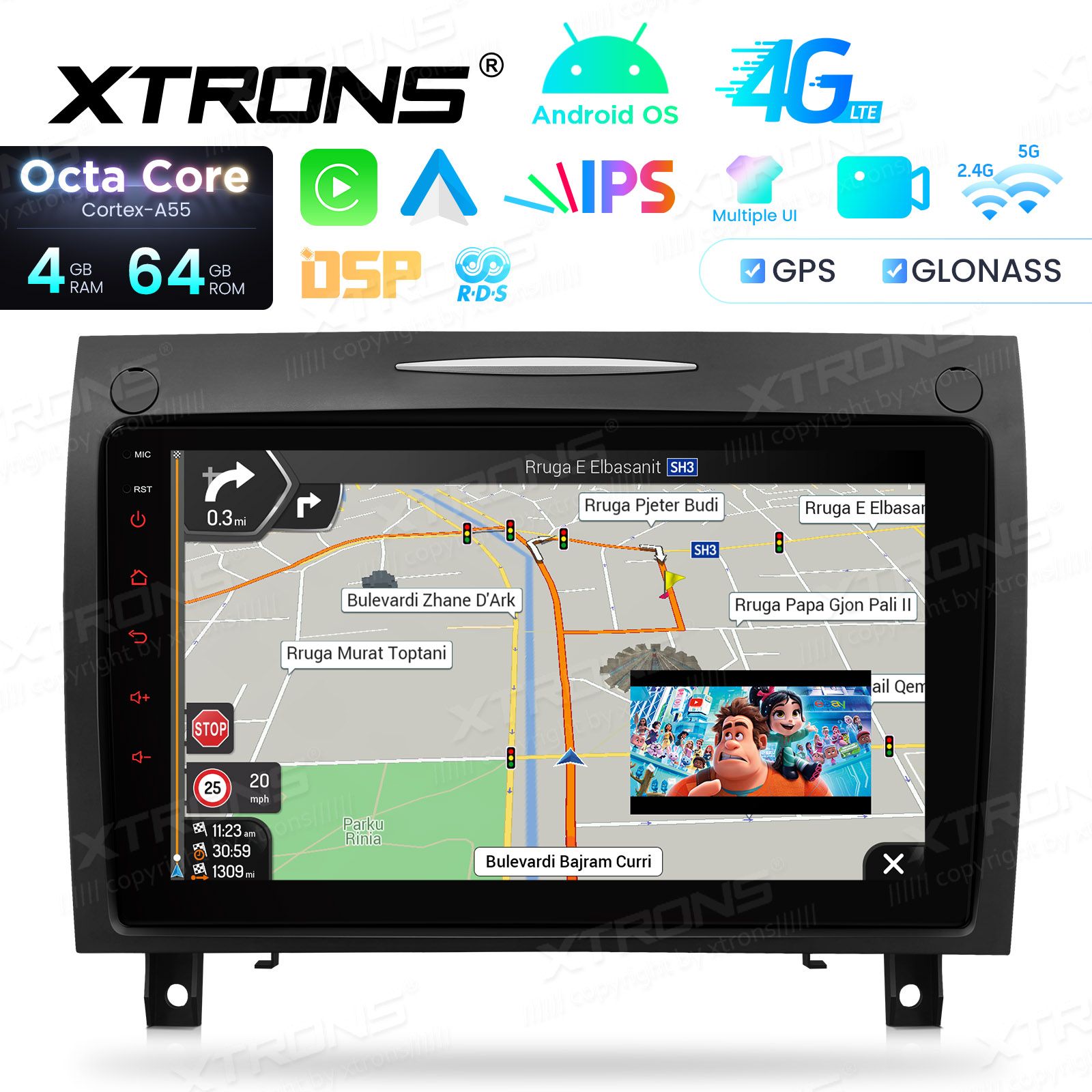 Mercedes-Benz SLK R171 (2004-2011) Android 14  | GPS car radio and multimedia system