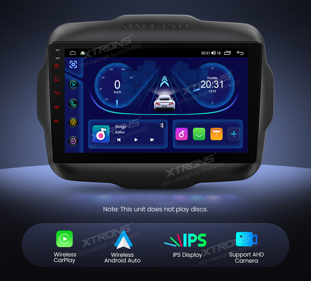 XTRONS IDP90RGJA Car multimedia GPS player with Custom Fit Design