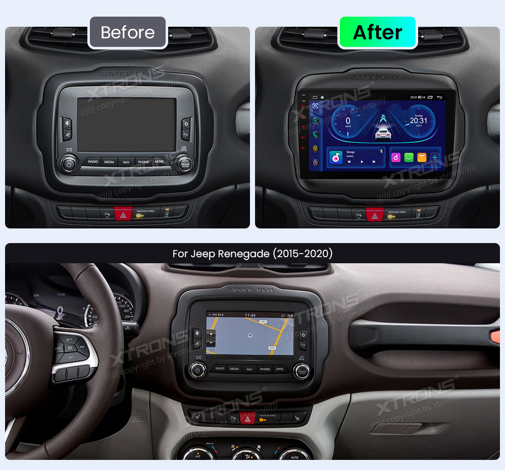 XTRONS IDP90RGJA XTRONS IDP90RGJA custom fit multimedia radio suitability for the car