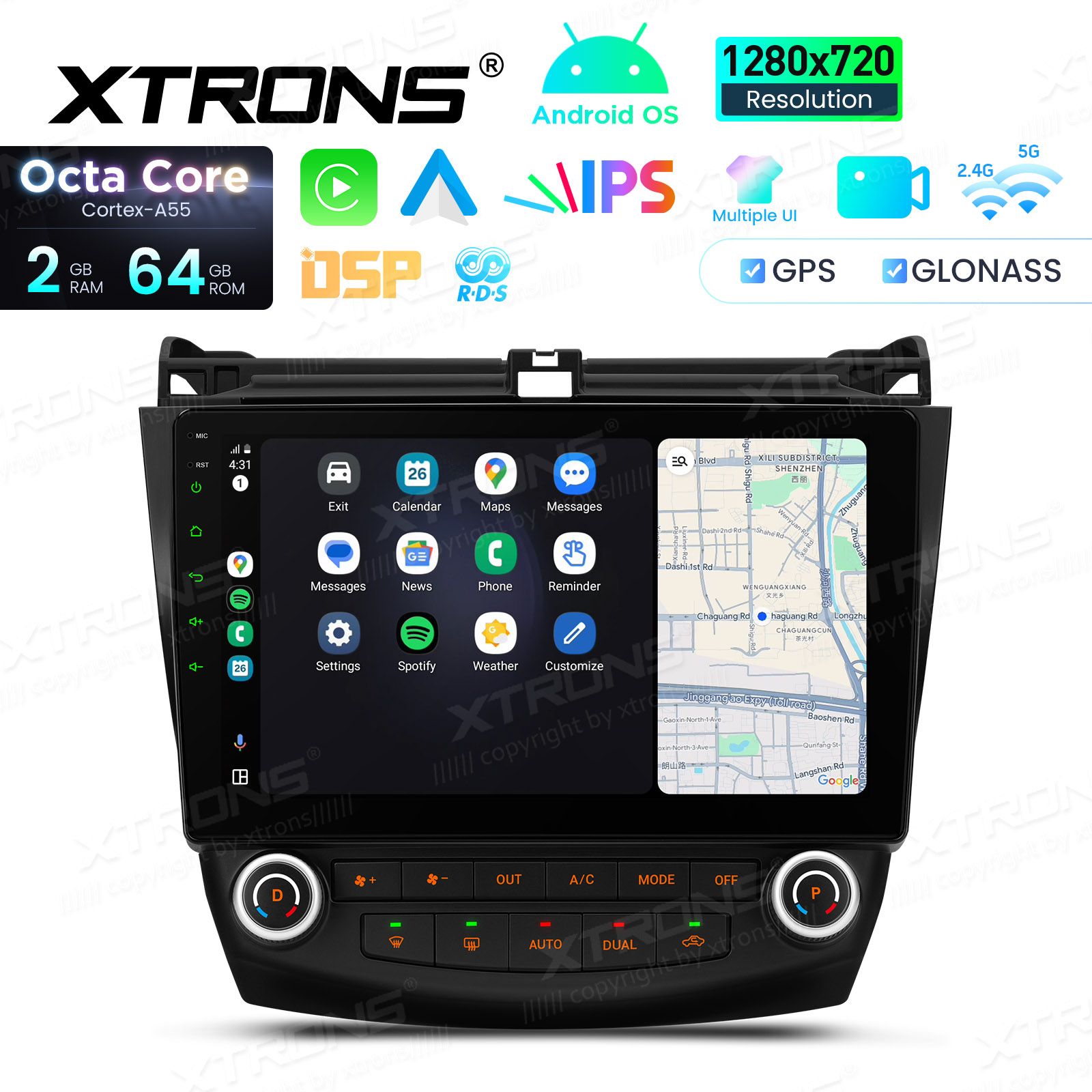 Honda Accord (2002-2008) Android 14  | CarPlay Android multimeedia keskus Honda Accord (2002-2008) Android 14  | CarPlay Android multimeedia keskus