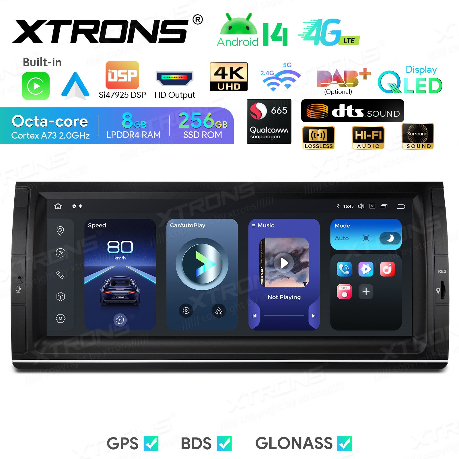 BMW X5 E53 (1999-2006) Android 14 | auto GPS radio ja multimedia näyttösoitin