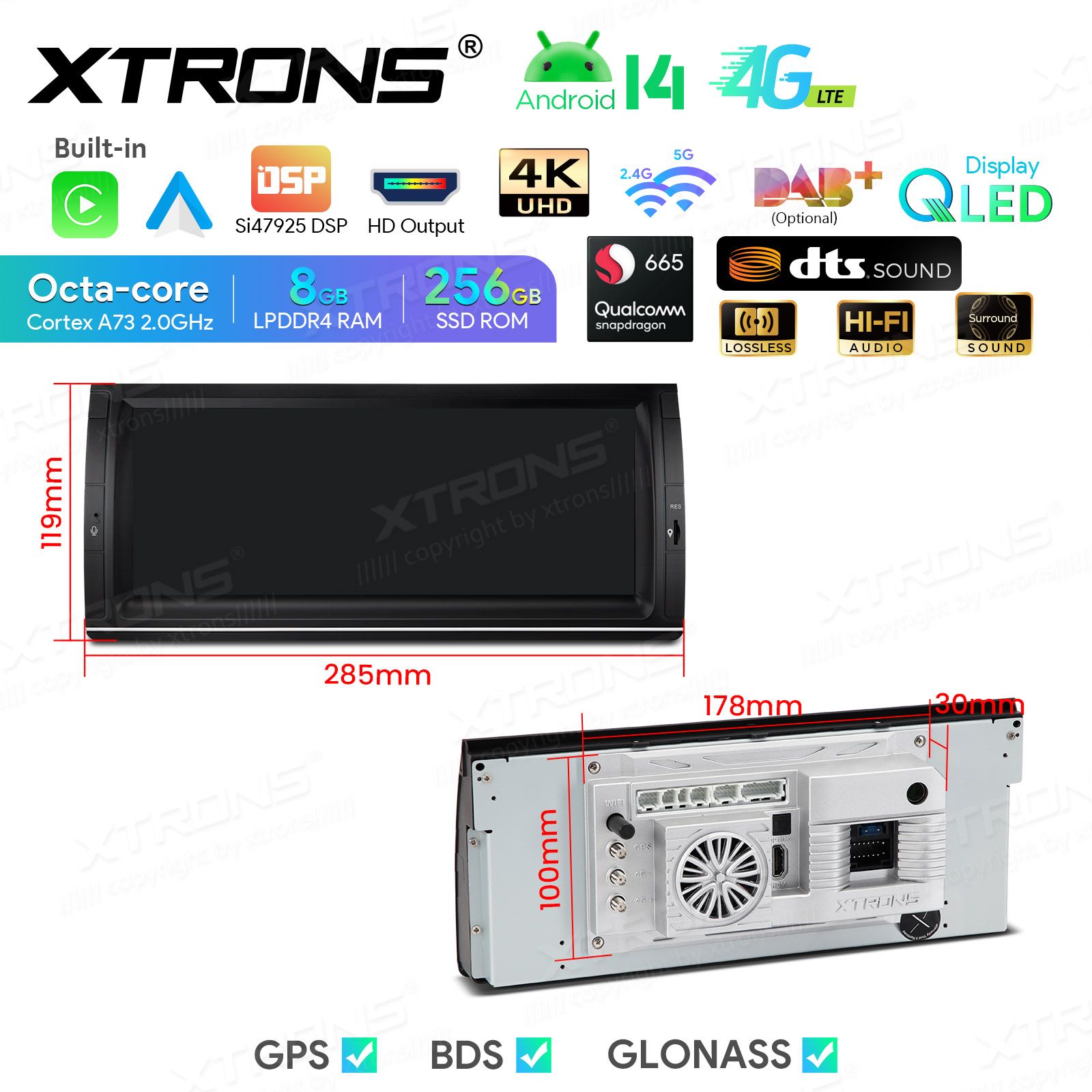 BMW X5 E53 (1999-2006) Android 14  | GPS autoraadio ja multimeedia keskus