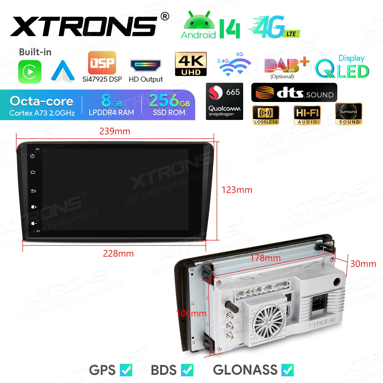 Audi A3 (2003-2012) Android 14  | GPS autoraadio ja multimeedia keskus