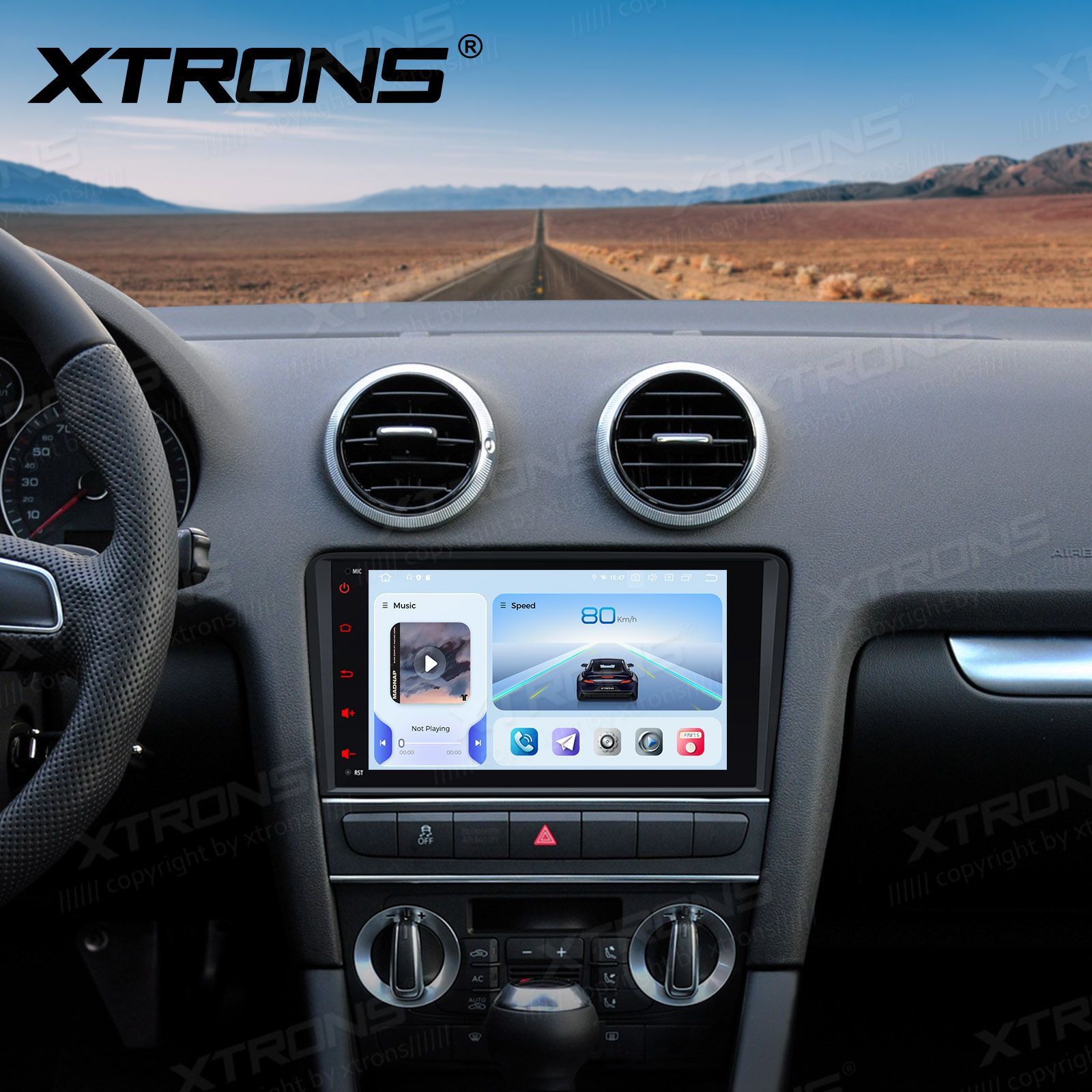 Audi A3 (2003-2012) Android 14  | GPS autoraadio ja multimeedia keskus