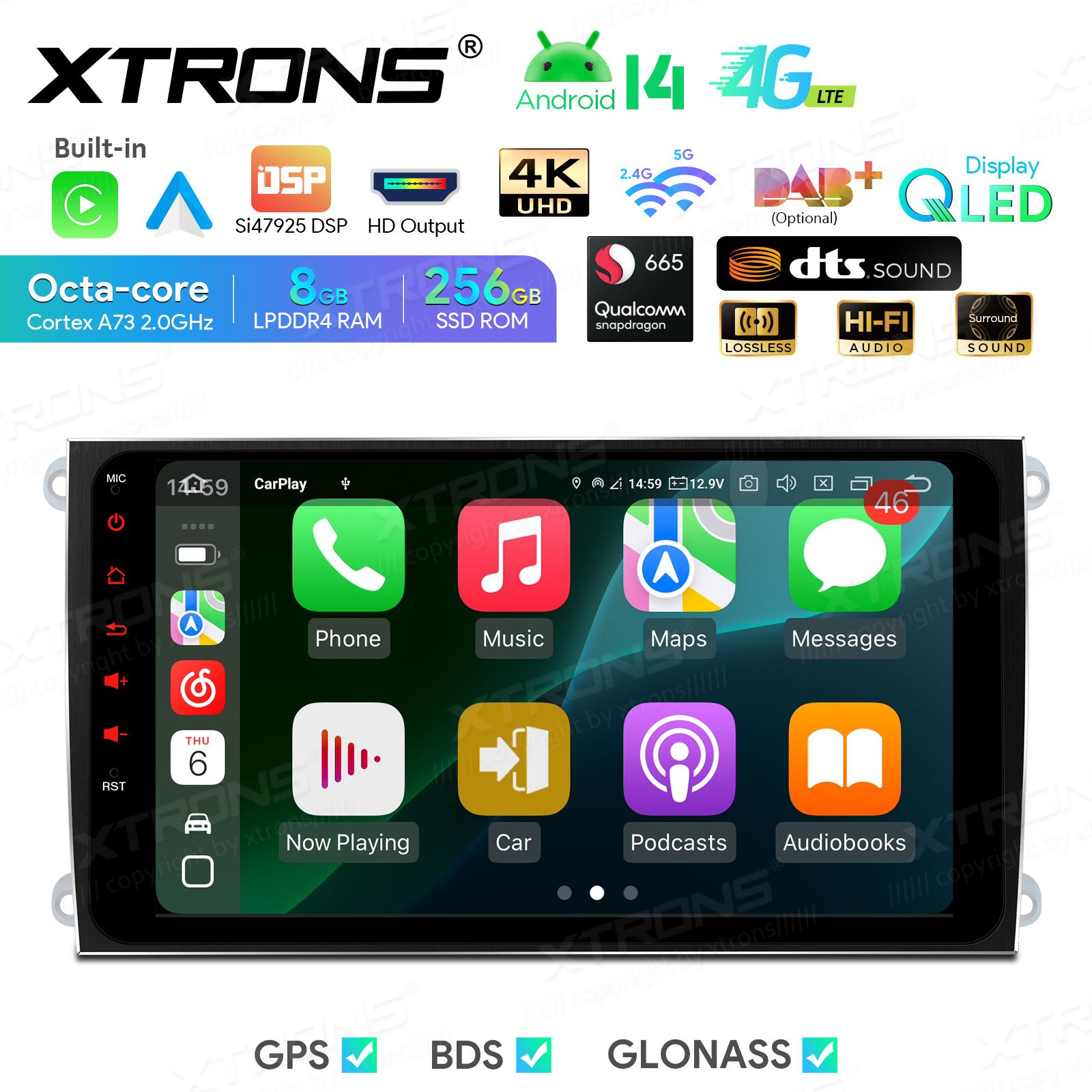 Porsche Cayenne (2003-2010) Android 14  | GPS autoraadio ja multimeedia keskus