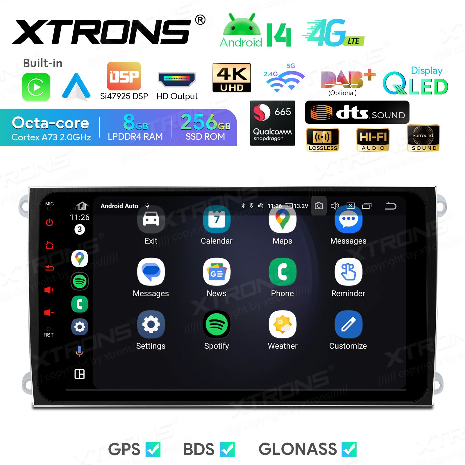 Porsche Cayenne (2003-2010) Android 14  | GPS autoraadio ja multimeedia keskus