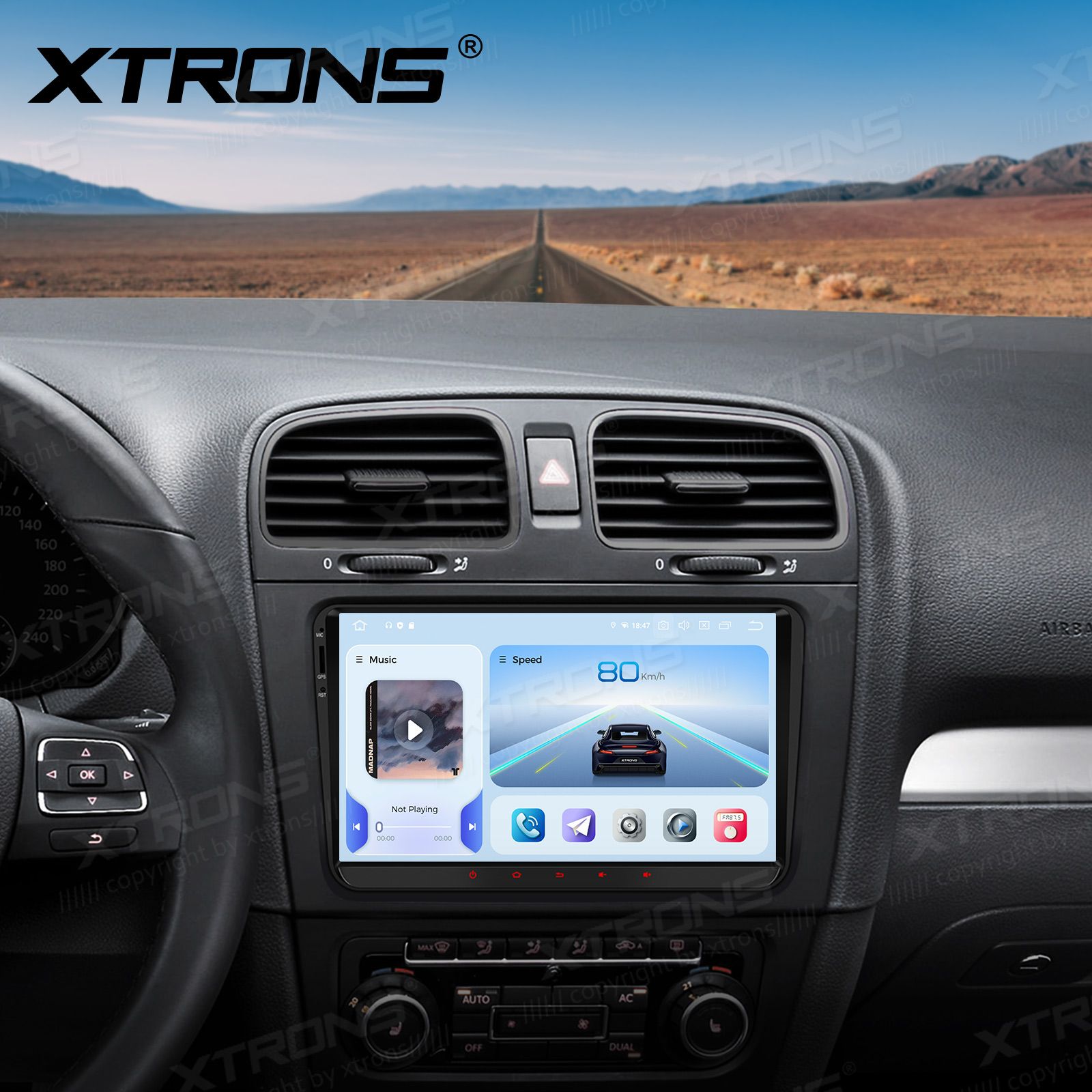 VW Passat B6 | B7 | Multivan | Transporter T5 | T6 | Amarok | Tiguan | Touran | Sharan Android 14  | GPS autoraadio ja multimeedia keskus