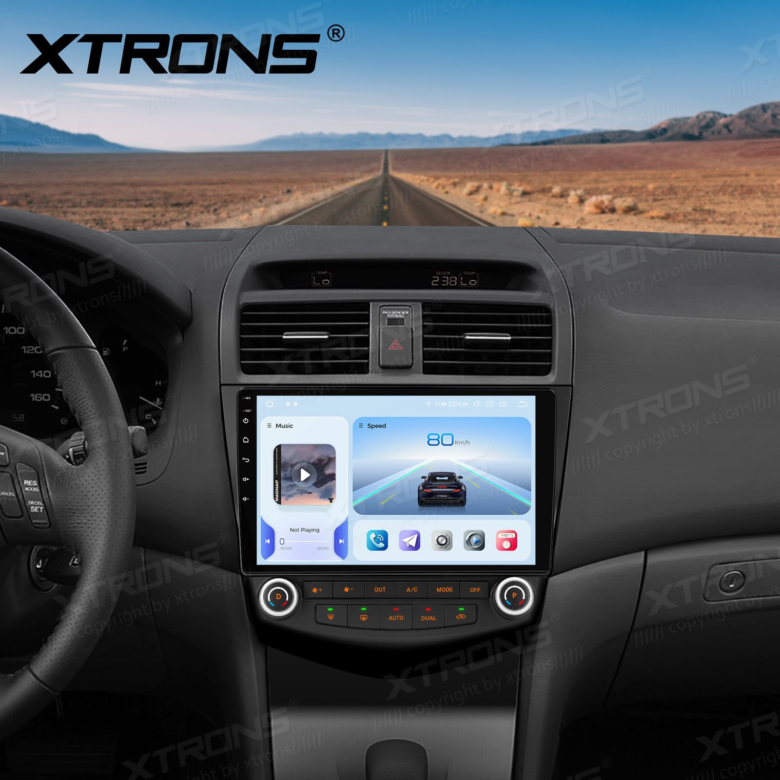 Honda Accord (2002-2008) Android 14  | GPS autoraadio ja multimeedia keskus