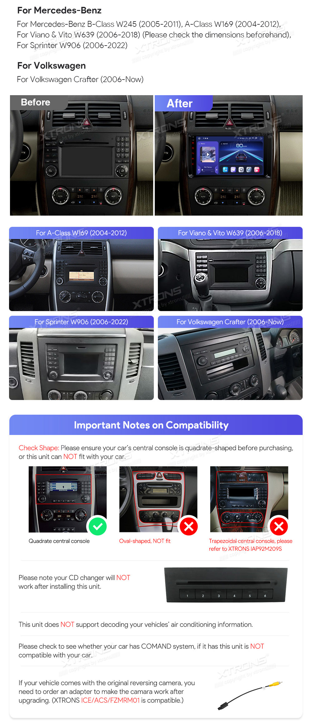 XTRONS IQP94M245P XTRONS IQP94M245P custom fit multimedia radio suitability for the car