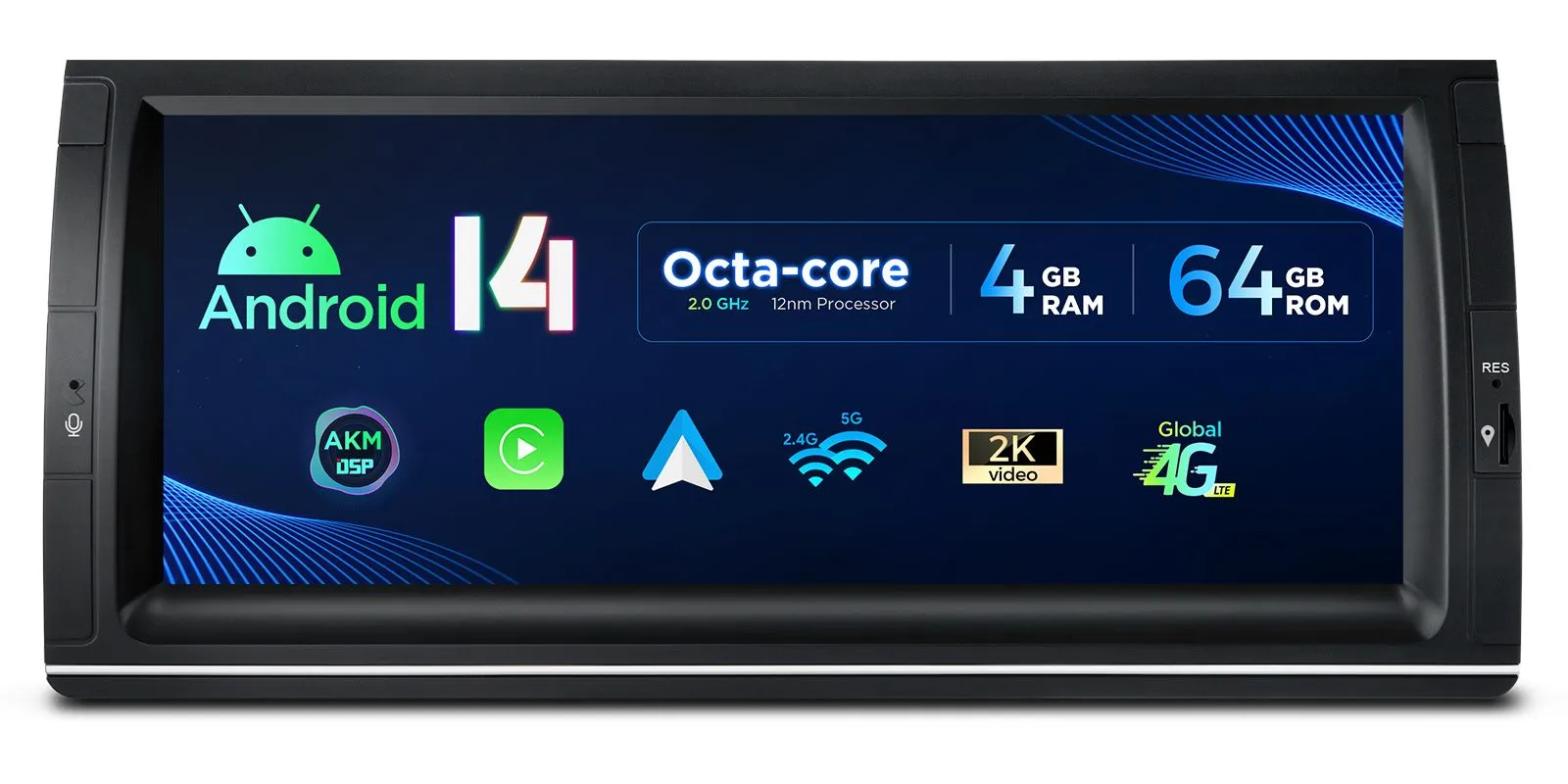 BMW X5 E53 (1999-2006) Android 14  | GPS autoraadio ja multimeedia keskus