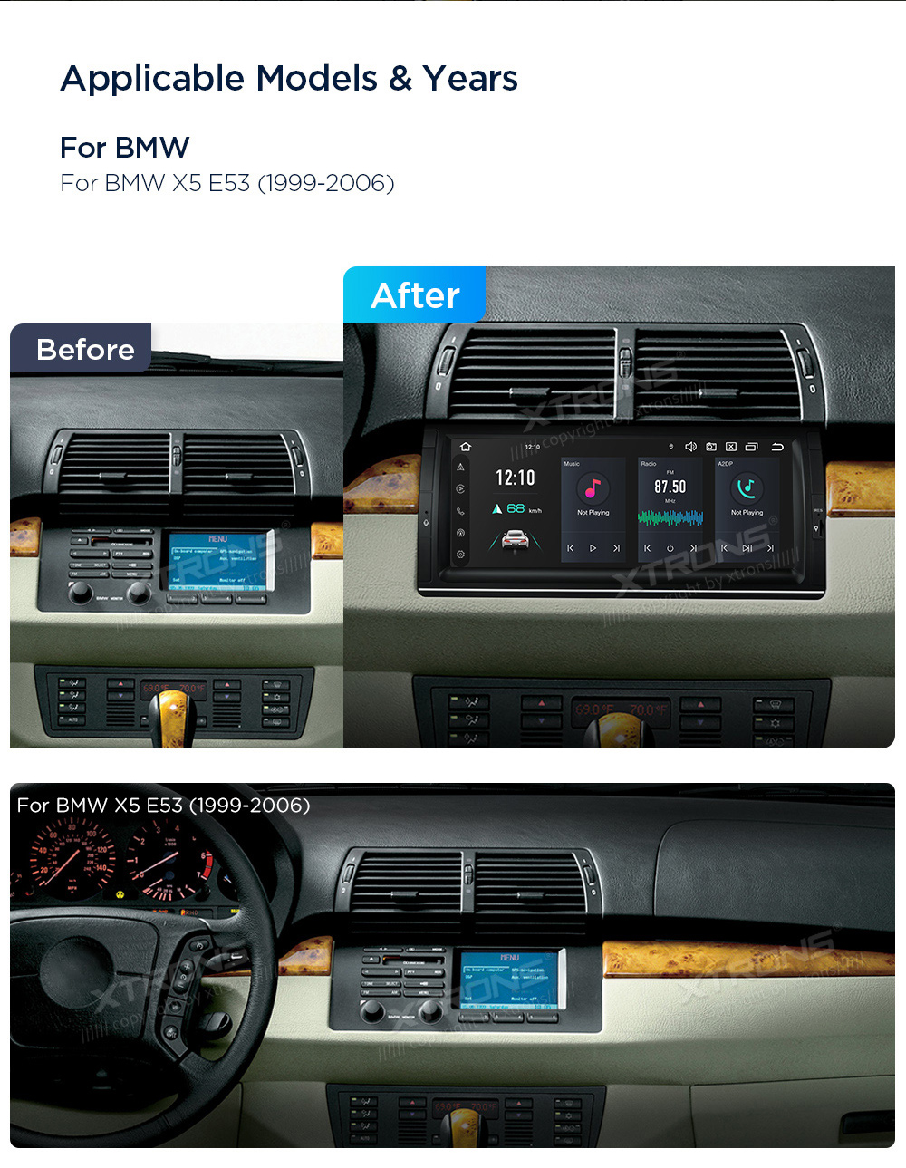 XTRONS PX1453BLHGS XTRONS PX1453BLHGS raadio sobivus autole