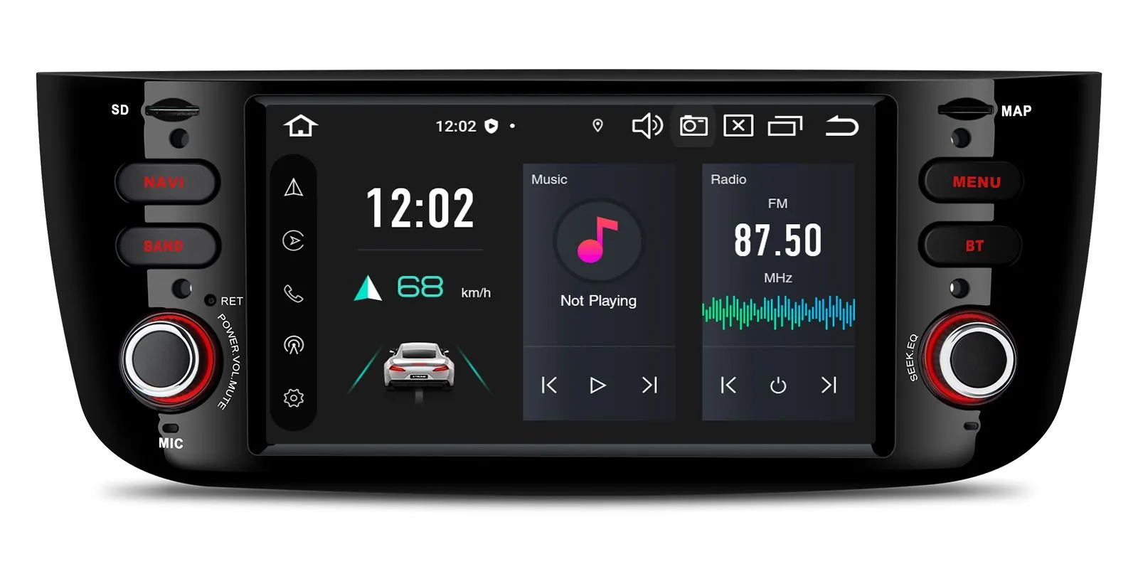 Fiat Punto (2012-2016) Android 14  | GPS autoraadio ja multimeedia keskus