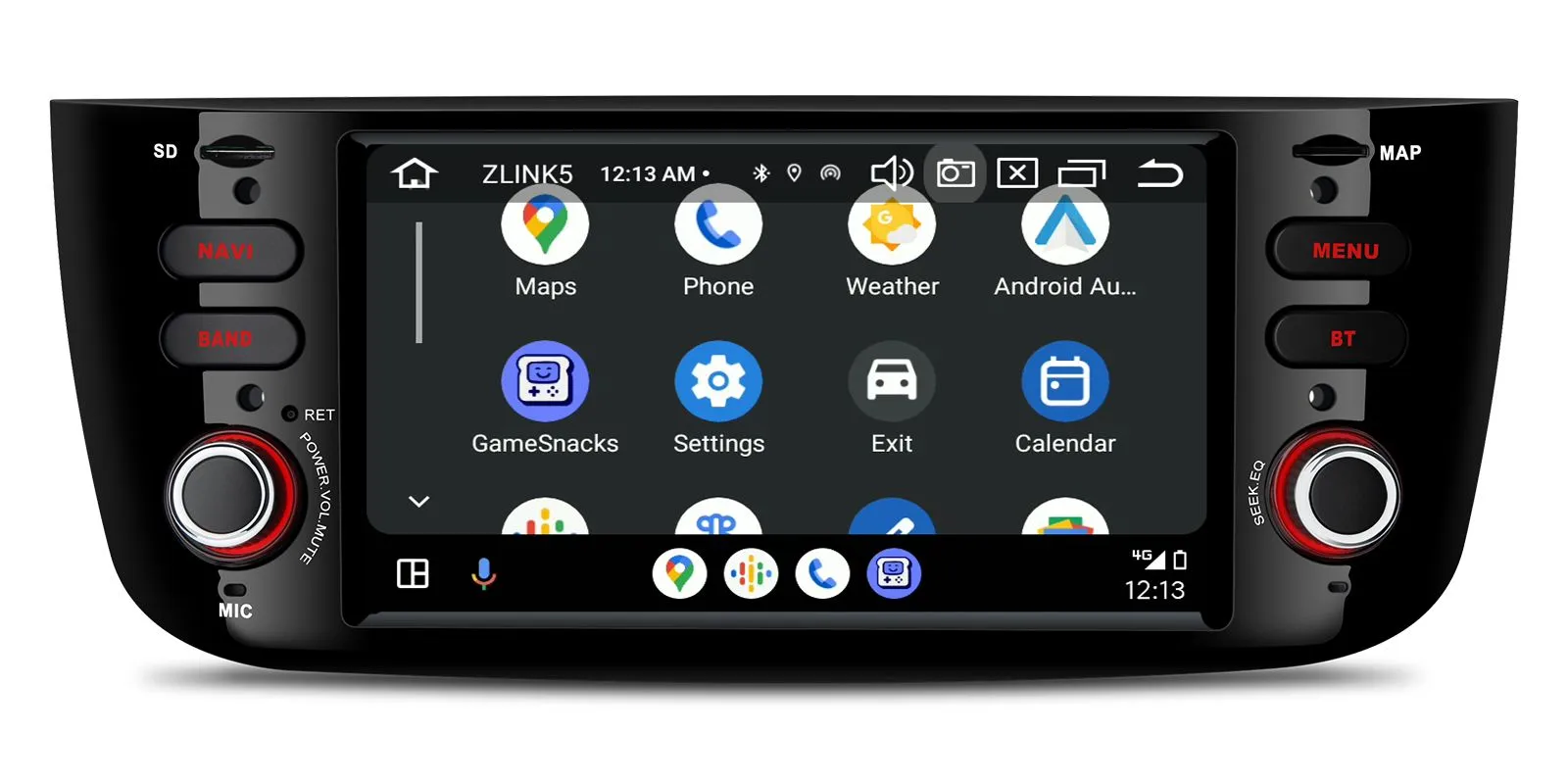 Fiat Punto (2012-2016) Android 14  | GPS autoraadio ja multimeedia keskus