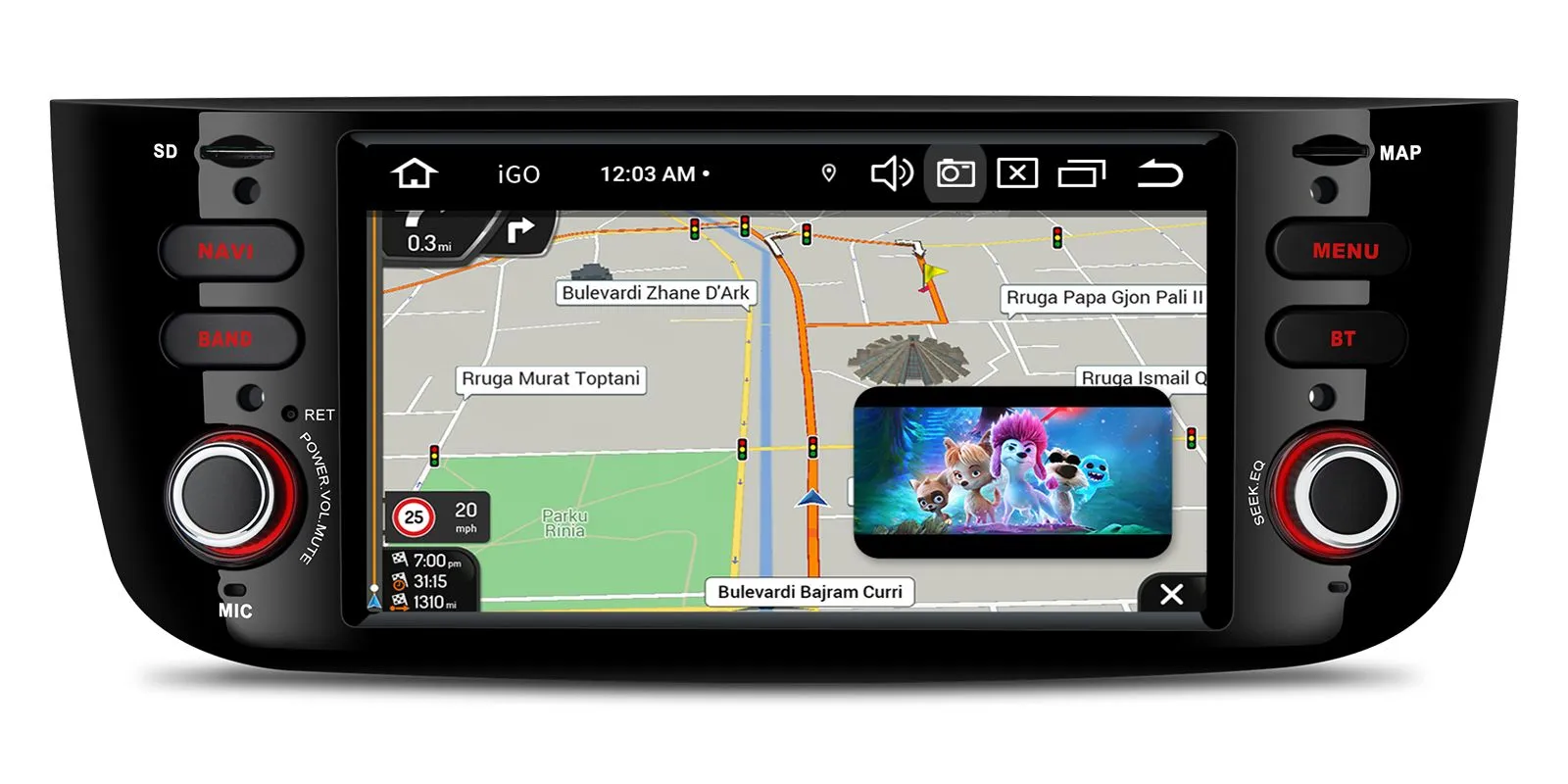 Fiat Punto (2012-2016) Android 14  | GPS autoraadio ja multimeedia keskus