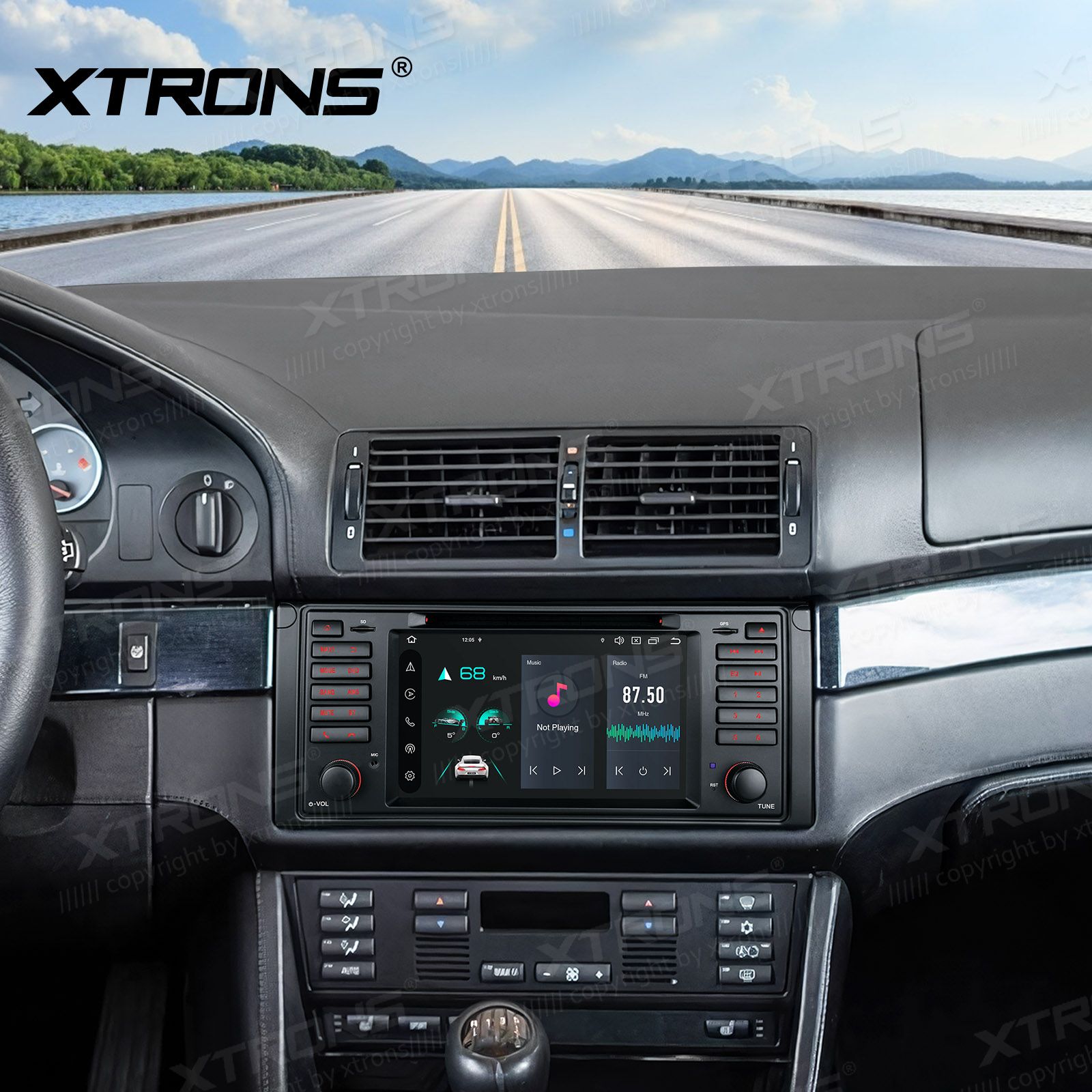 XTRONS PX7439BGS Mudelikohane android multimeediakeskus gps naviraadio