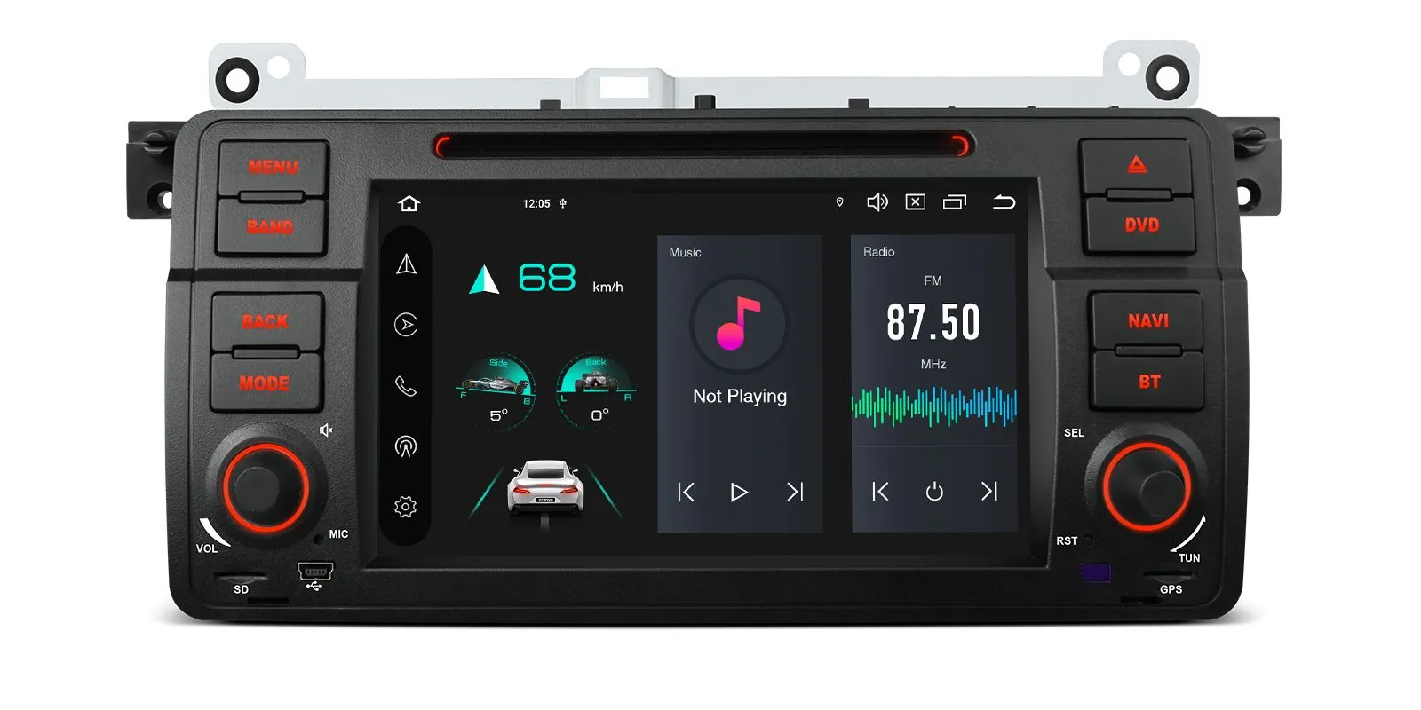 BMW 3. seeria E46 (1998-2006) Android 14  | GPS autoraadio ja multimeedia keskus