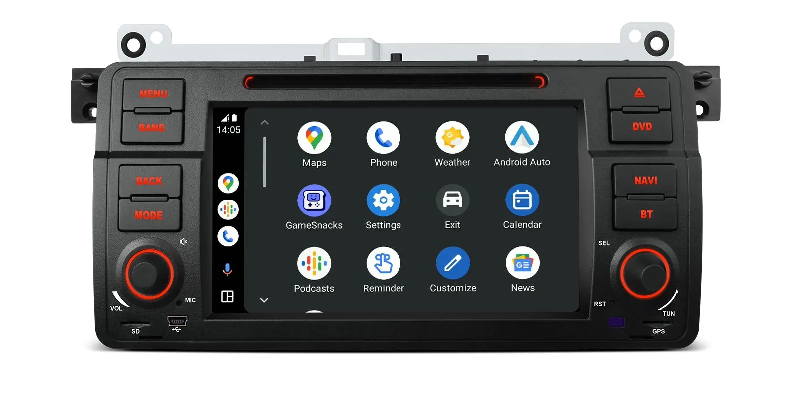 BMW 3. seeria E46 (1998-2006) Android 14  | GPS autoraadio ja multimeedia keskus