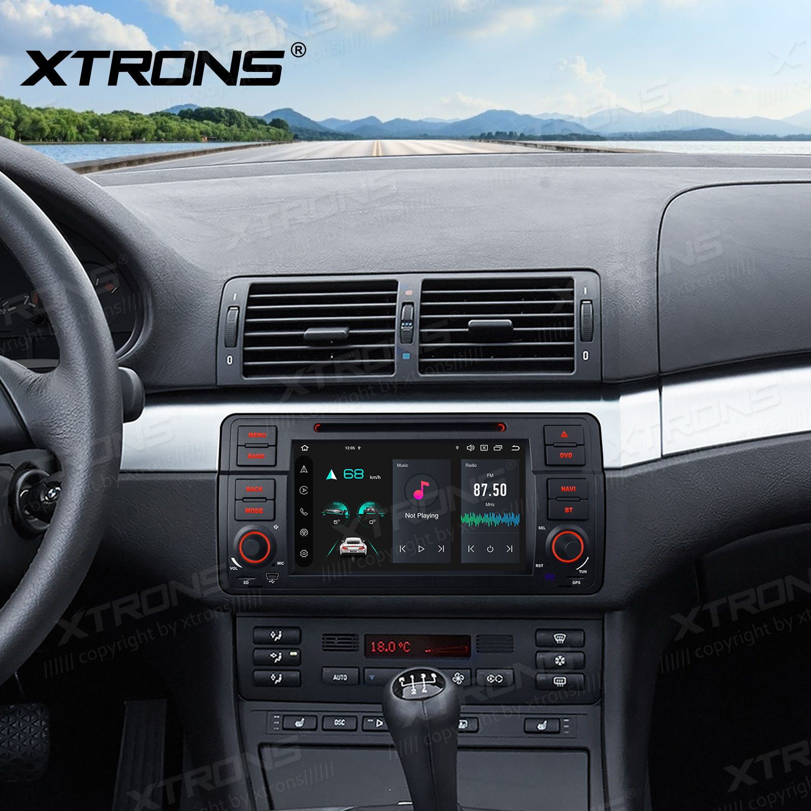 XTRONS PX7446BGS Mudelikohane android multimeediakeskus gps naviraadio