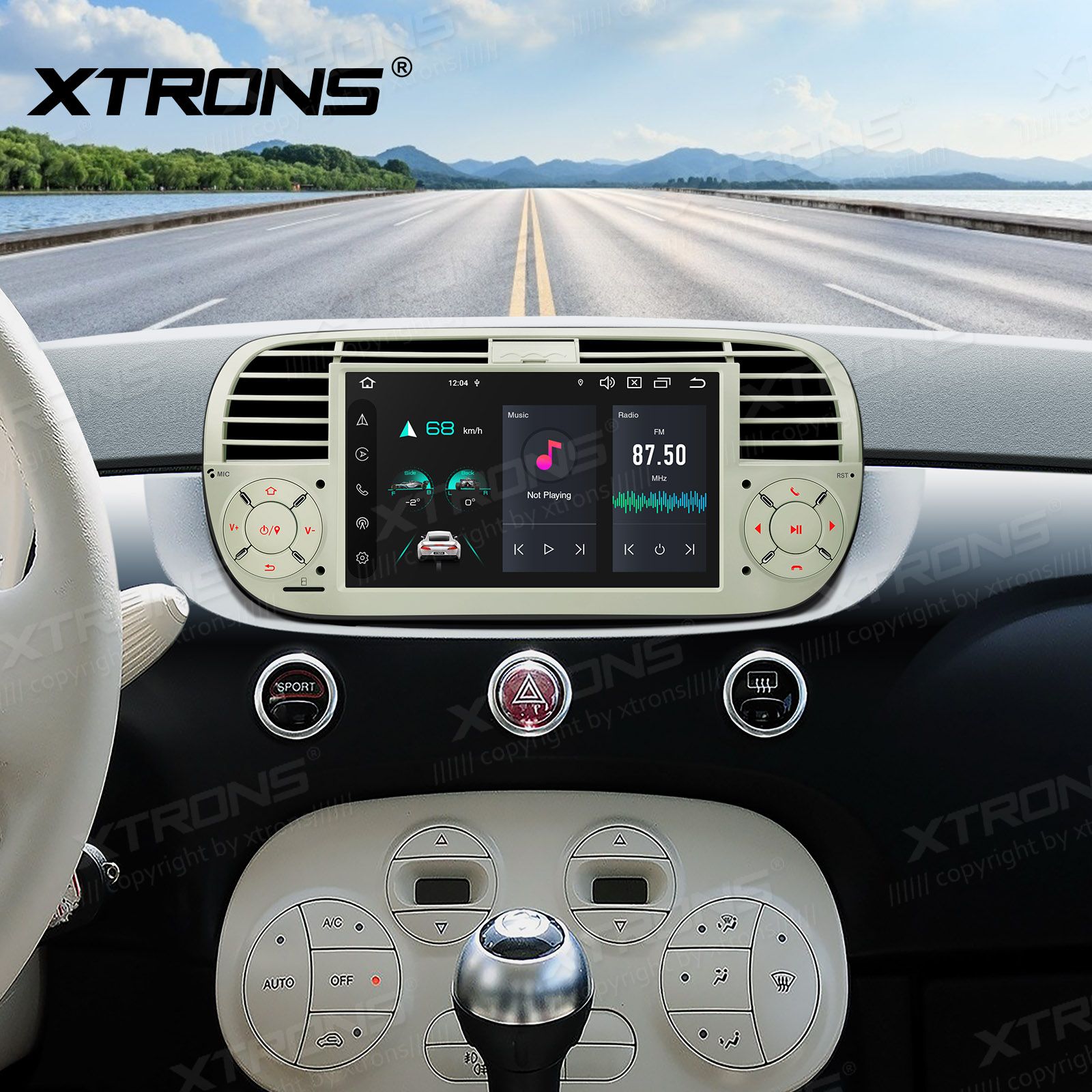 XTRONS PX7450FCLGS Mudelikohane android multimeediakeskus gps naviraadio