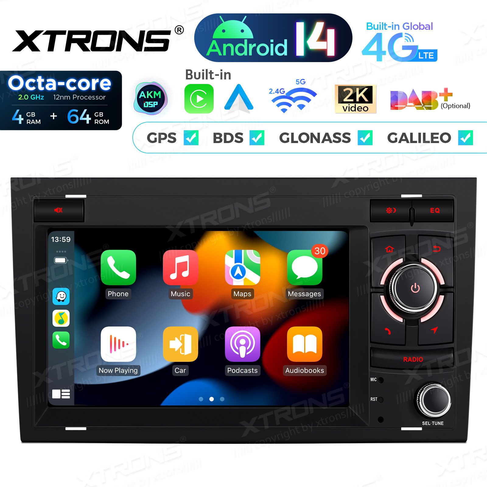 Audi A4 | B5 (2002-2008) Android 14  | CarPlay Android multimeedia keskus Audi A4 | B5 (2002-2008) Android 14  | CarPlay Android multimeedia keskus