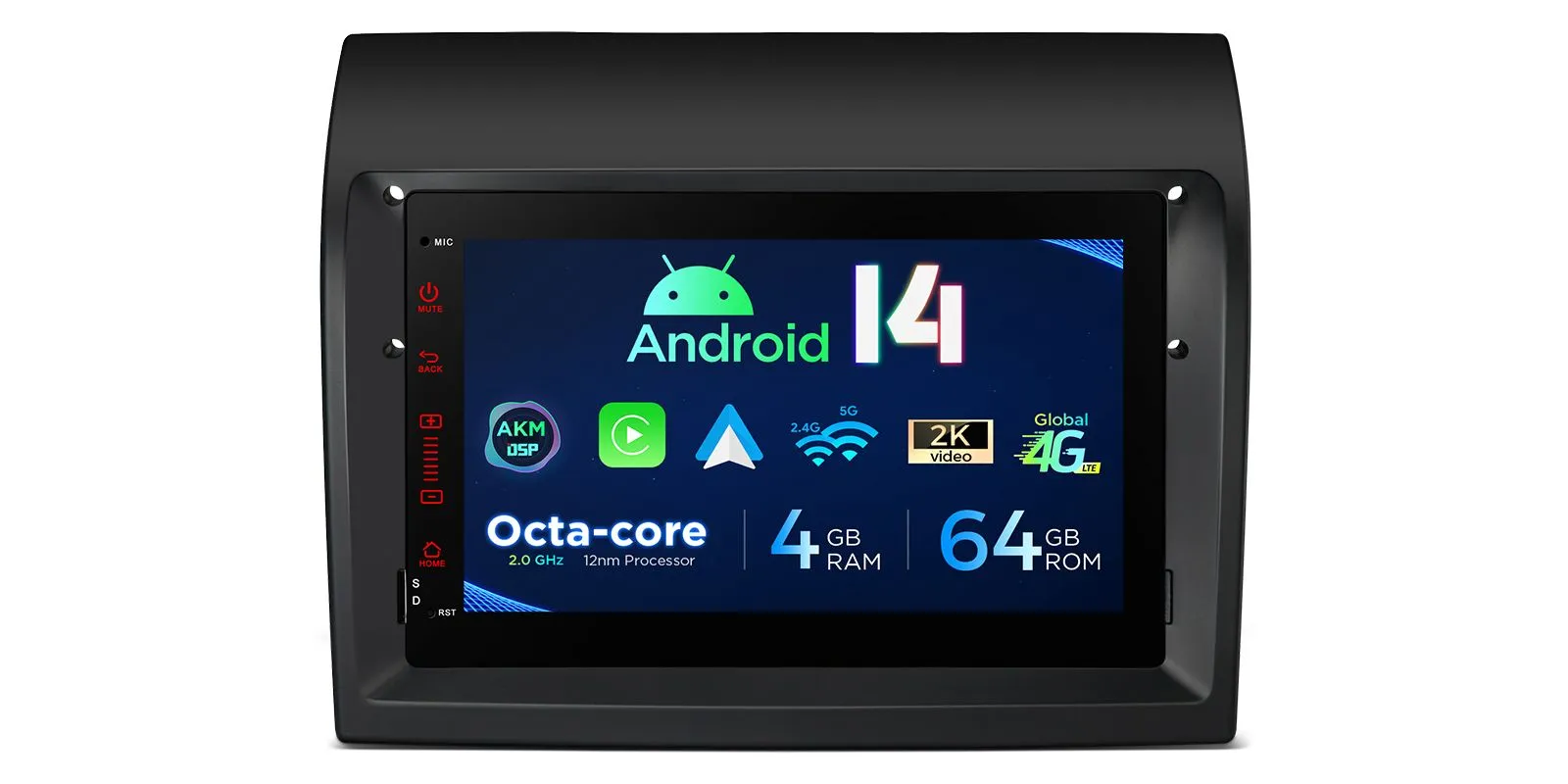Peugeot Boxer | Citroen Jumper | Fiat Ducato (2011-2015) Android 14  | GPS autoraadio ja multimeedia keskus