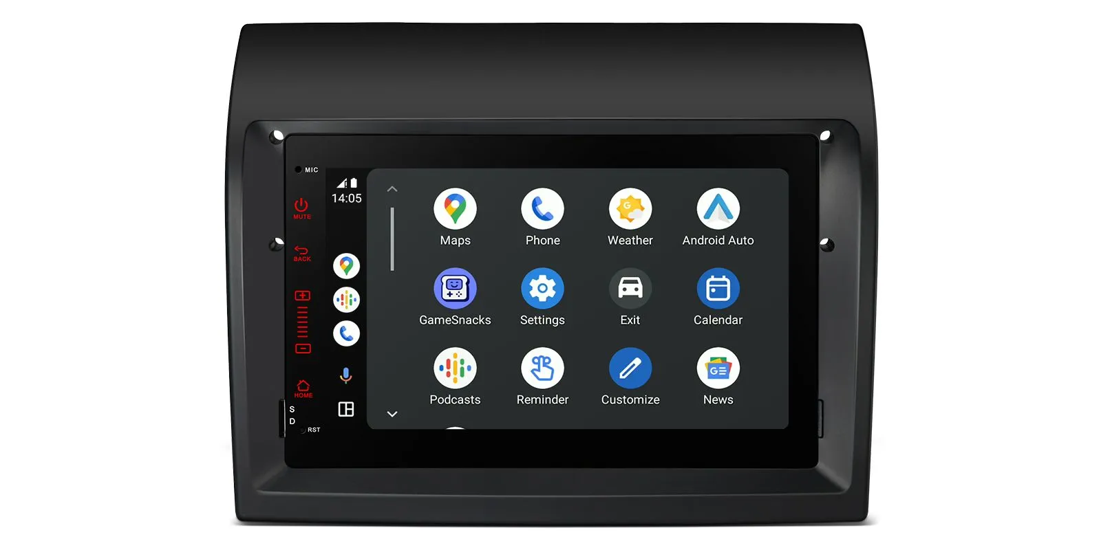 Peugeot Boxer | Citroen Jumper | Fiat Ducato (2011-2015) Android 14  | GPS autoraadio ja multimeedia keskus