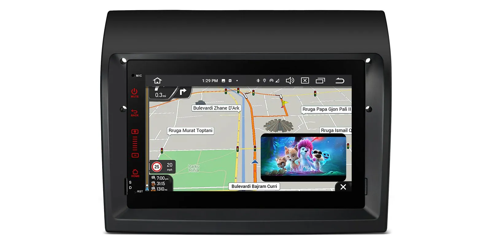 Peugeot Boxer | Citroen Jumper | Fiat Ducato (2011-2015) Android 14  | GPS autoraadio ja multimeedia keskus