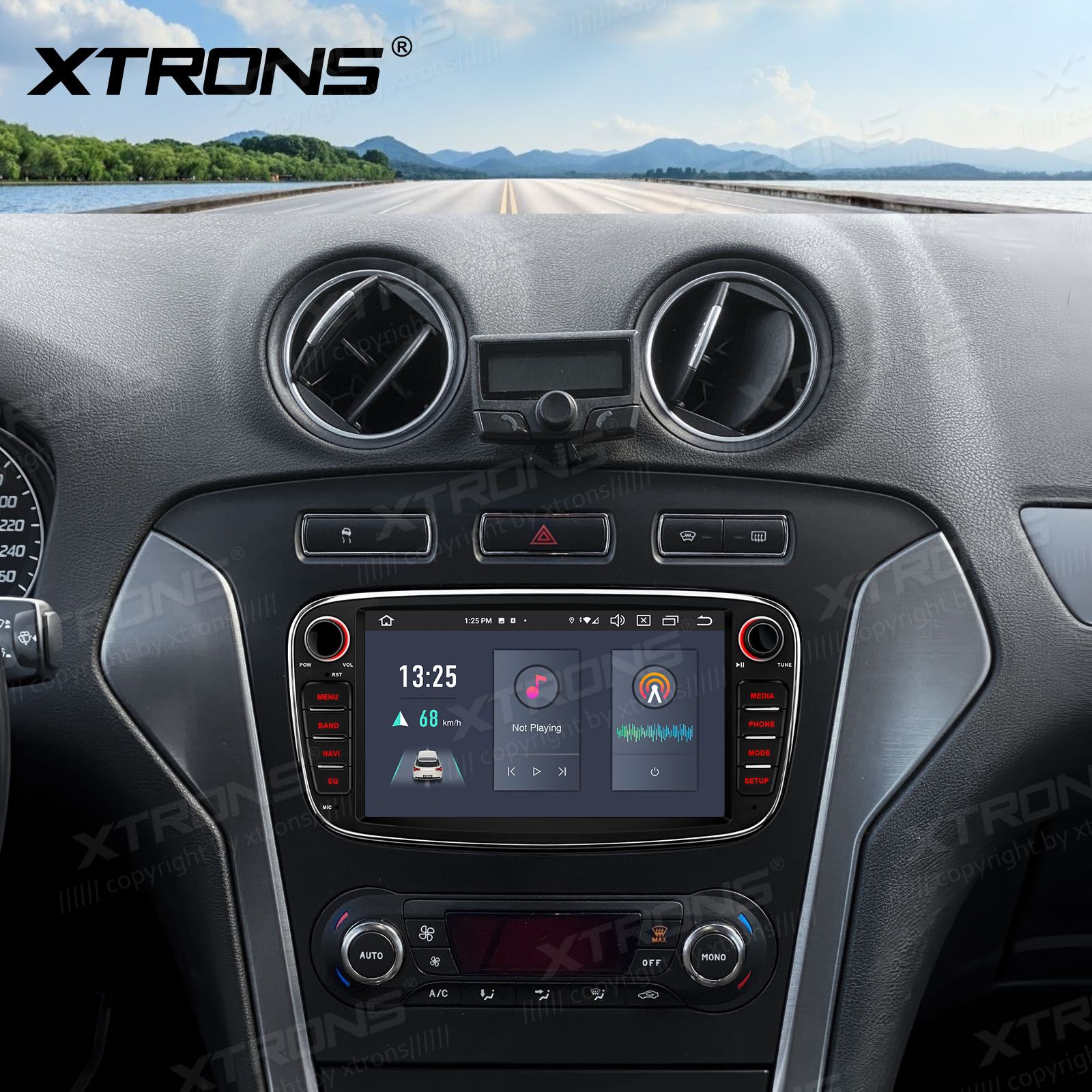 XTRONS PX74FSFBL Mudelikohane android multimeediakeskus gps naviraadio