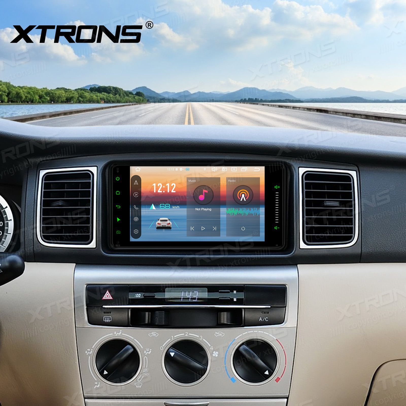 XTRONS PX74HGTL Mudelikohane android multimeediakeskus gps naviraadio