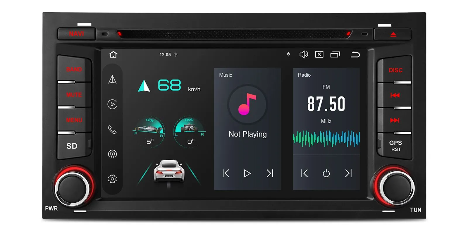 Seat Leon (2012-2019) Android 14  | GPS autoraadio ja multimeedia keskus