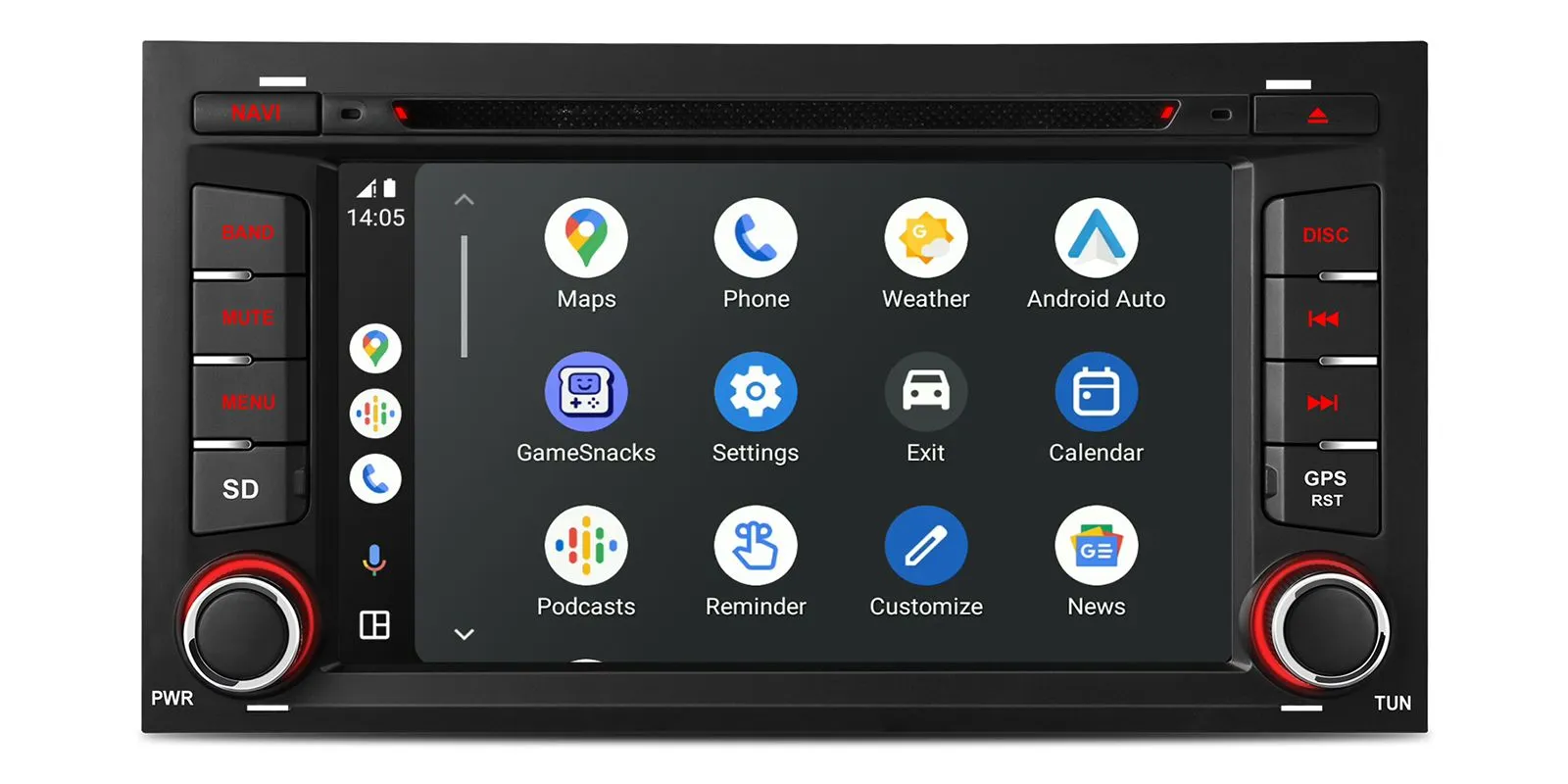 Seat Leon (2012-2019) Android 14  | GPS autoraadio ja multimeedia keskus