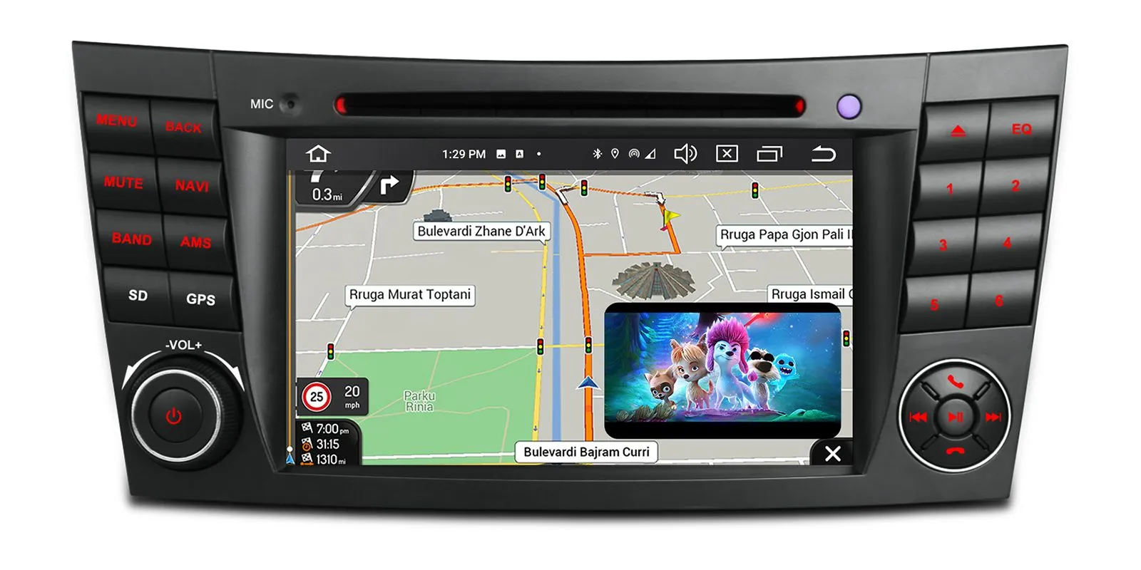 Mercedes-Benz E-Class W211 (2002-2008) | CLS W219 (2005-2006) Android 14  | GPS autoraadio ja multimeedia keskus