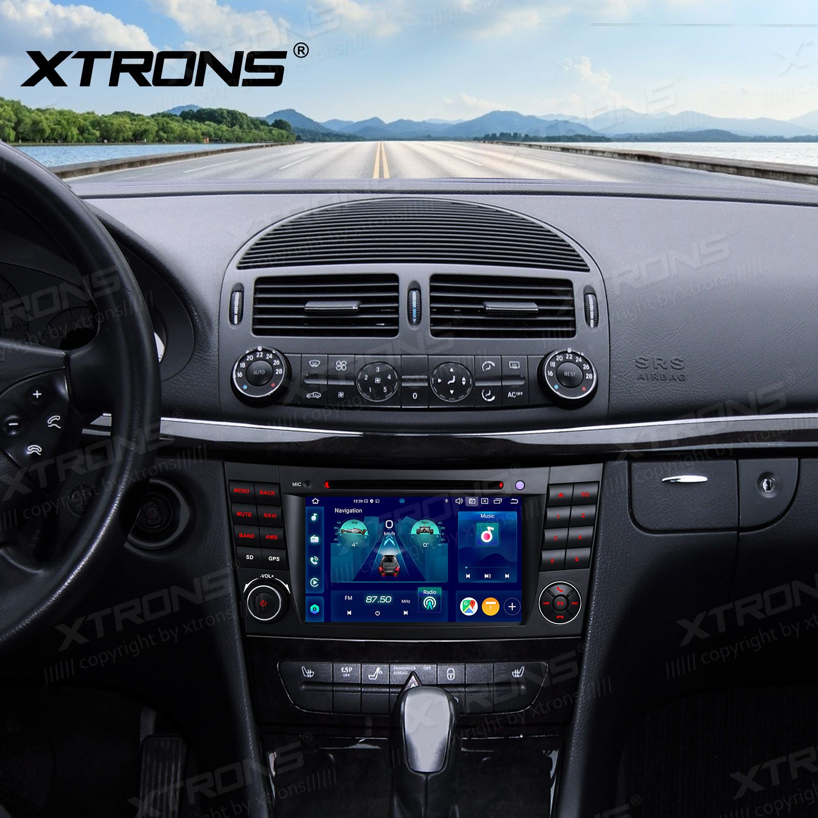 XTRONS PX74M211GS Mudelikohane android multimeediakeskus gps naviraadio