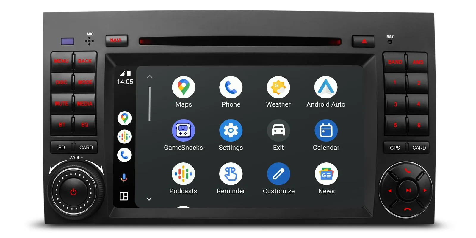 Mercedes-Benz Sprinter | Vito & Viano (2006-2020) | A-Class | B-Class (2004-2012) Android 14  | GPS autoraadio ja multimeedia keskus