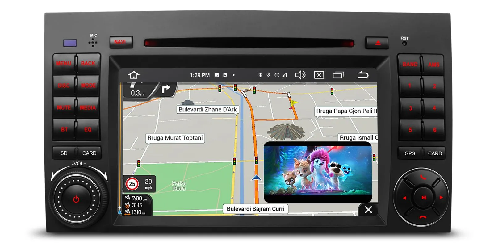 Mercedes-Benz Sprinter | Vito & Viano (2006-2020) | A-Class | B-Class (2004-2012) Android 14  | GPS autoraadio ja multimeedia keskus