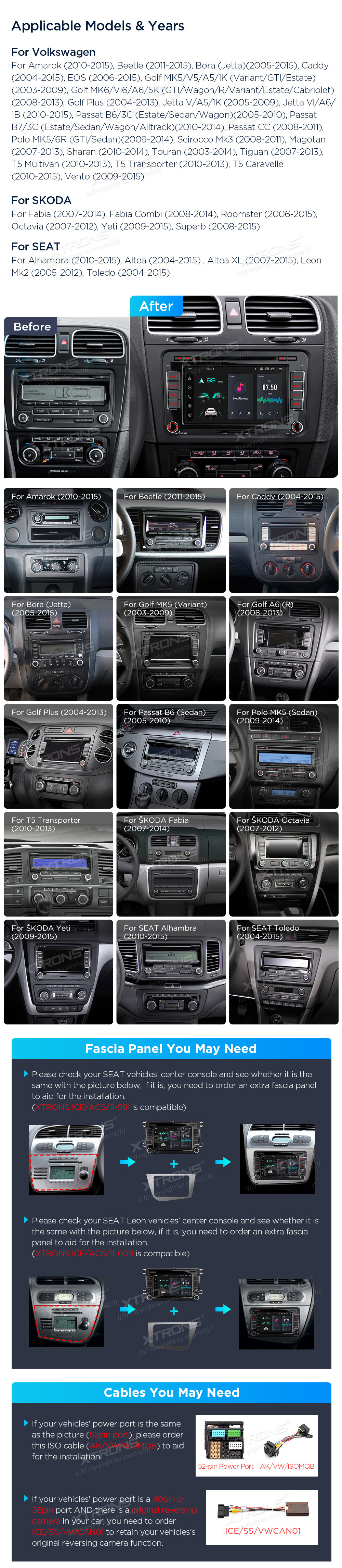 XTRONS PX74MTVL XTRONS PX74MTVL raadio sobivus autole