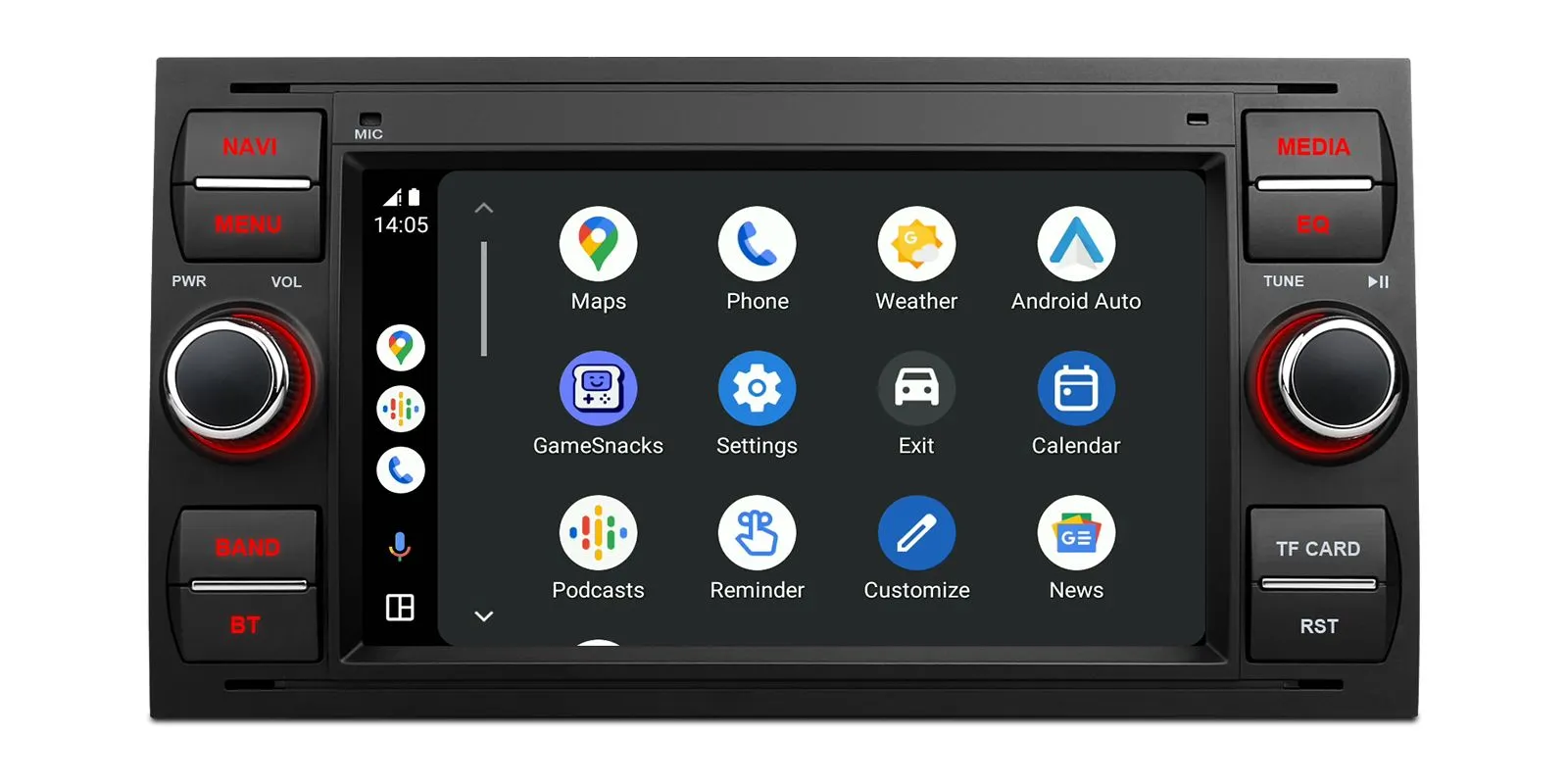 Ford C-Max | S-Max | Galaxy | Focus | Transit (2005-2011) Android 14  | GPS autoraadio ja multimeedia keskus