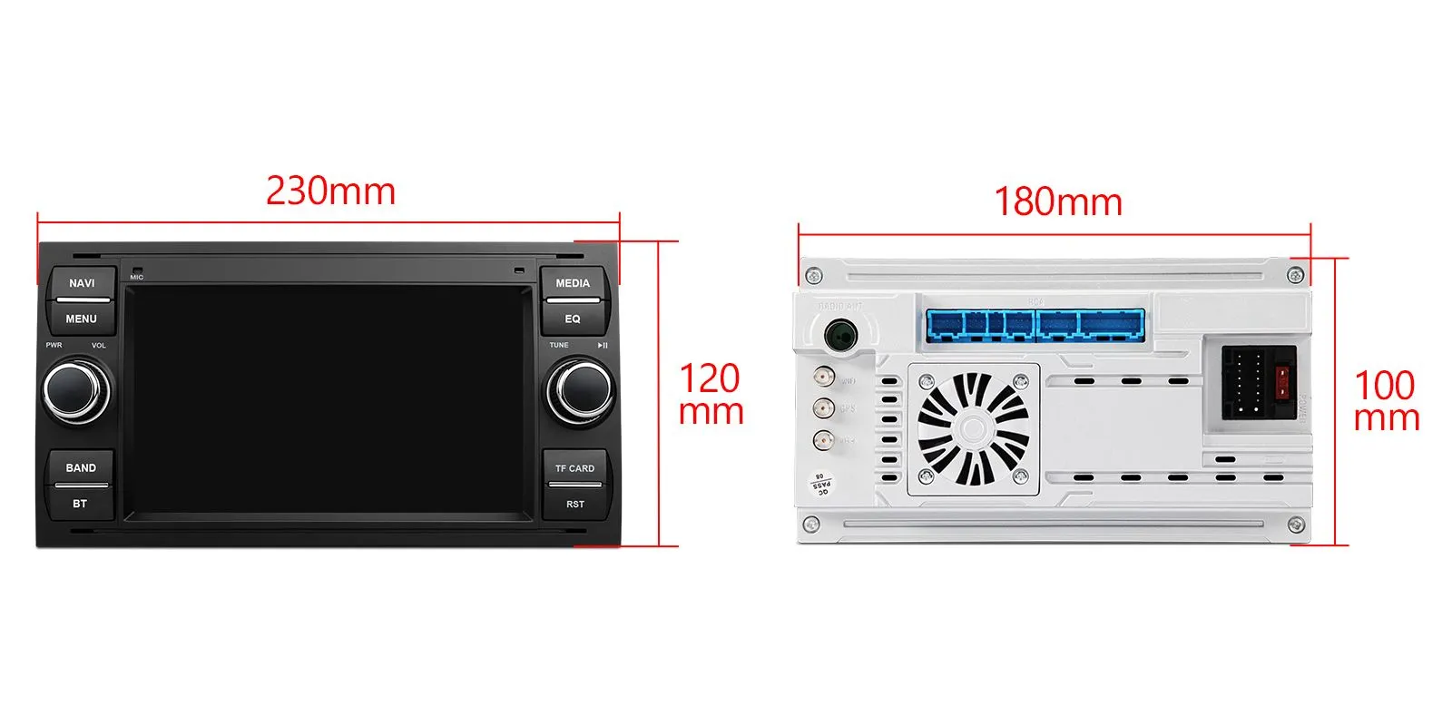 Ford C-Max | S-Max | Galaxy | Focus | Transit (2005-2011) Android 14  | GPS autoraadio ja multimeedia keskus