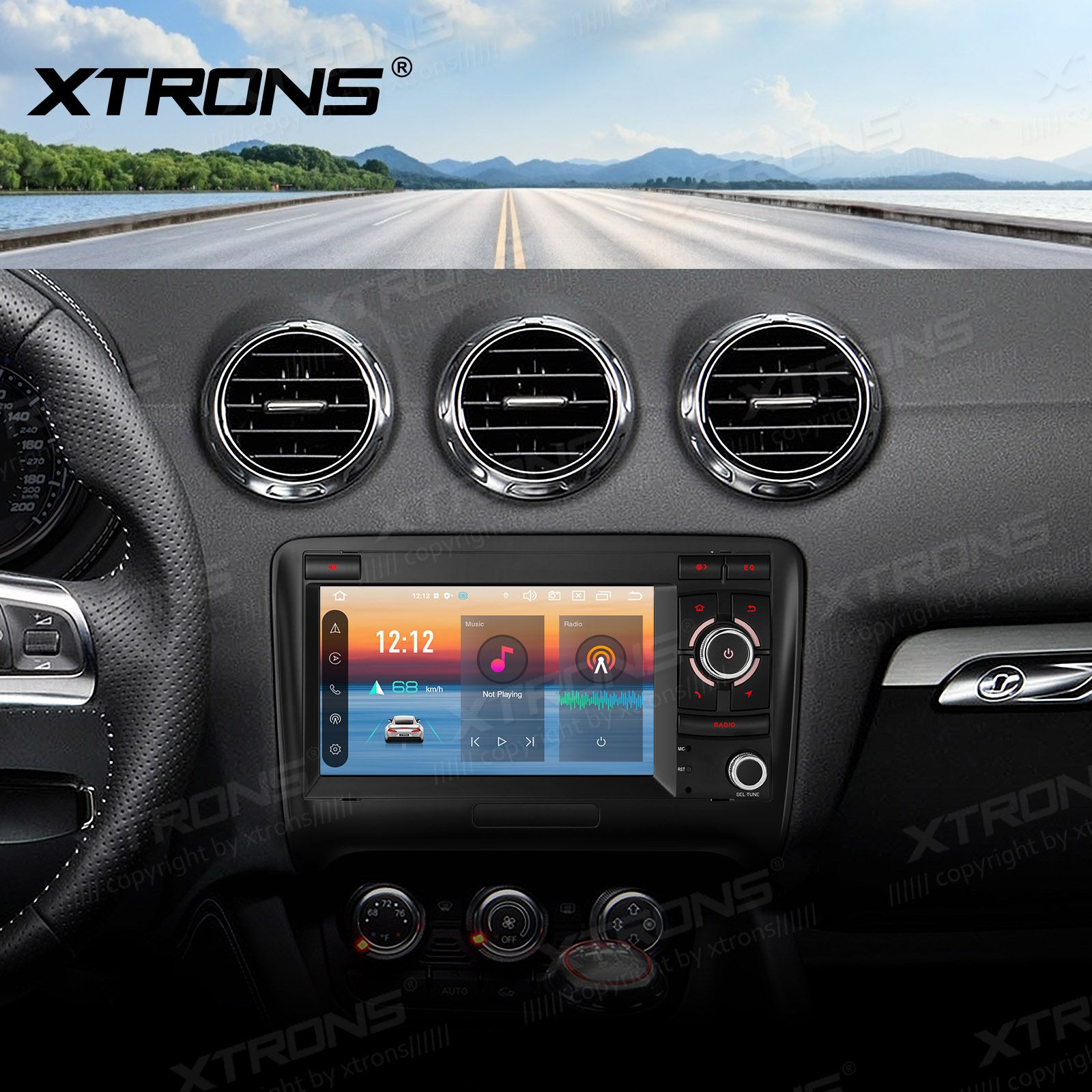 XTRONS PX74TTAL Mudelikohane android multimeediakeskus gps naviraadio