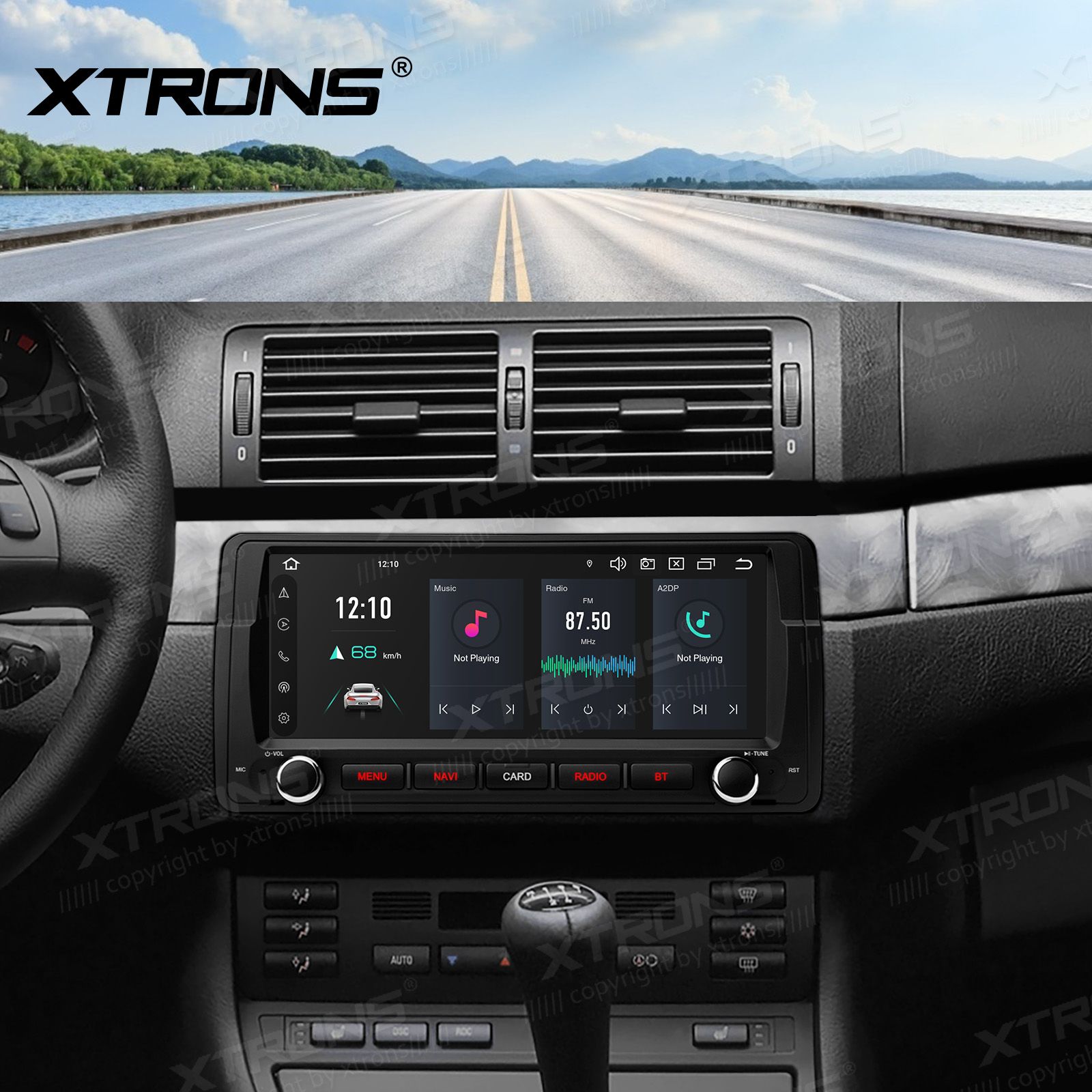 XTRONS PX8446BLHGS Mudelikohane android multimeediakeskus gps naviraadio