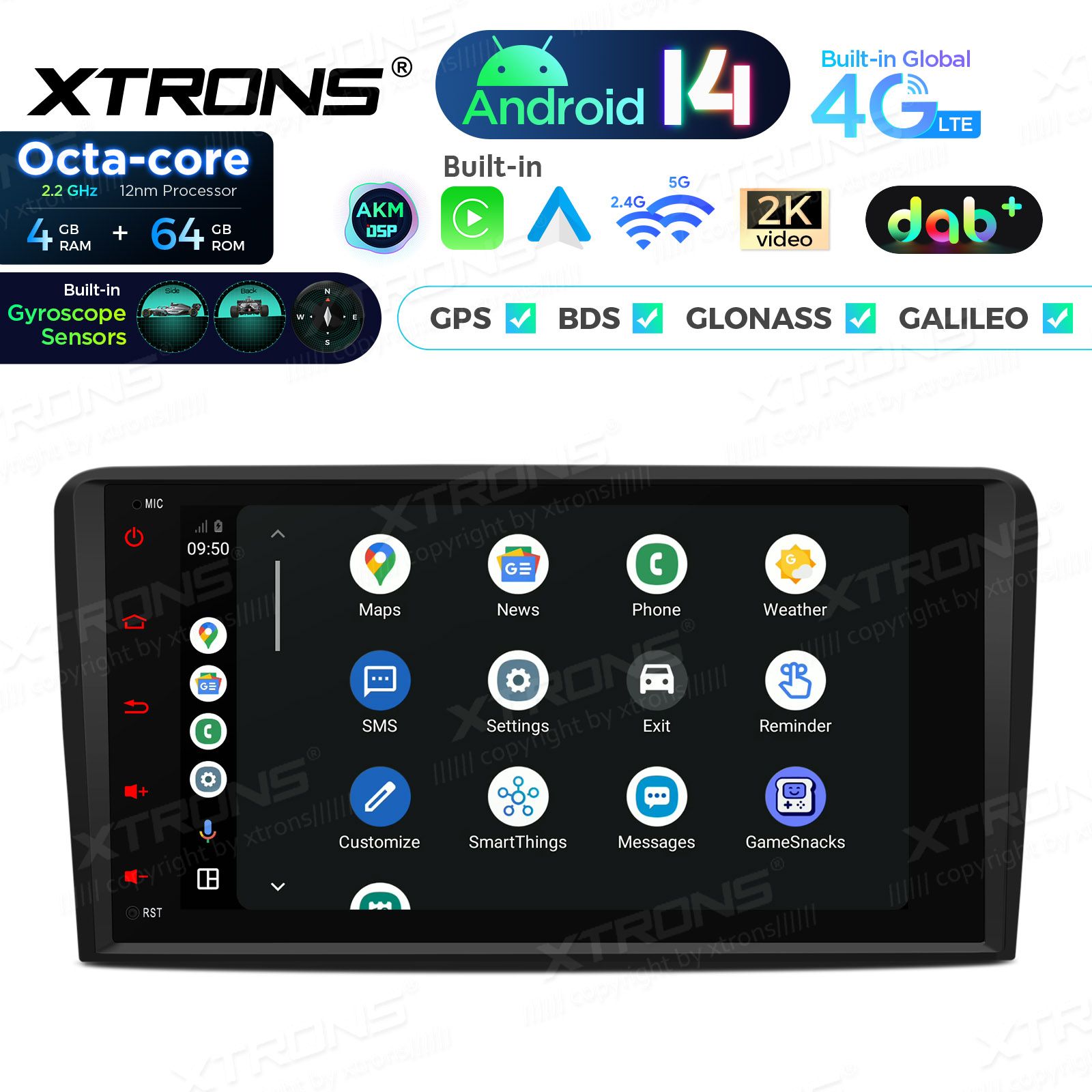 Audi A3 (2003-2012) Android 14  | CarPlay Android multimeedia keskus Audi A3 (2003-2012) Android 14  | CarPlay Android multimeedia keskus